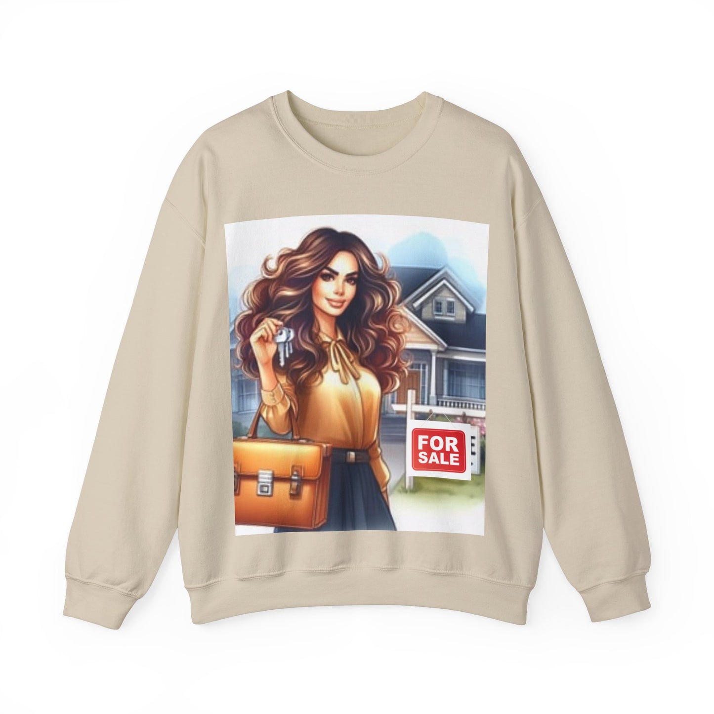 Key Player Crew: Real Estate Agent Sweatshirt | Unisex Heavy Blend™ Crewneck Sweatshirt