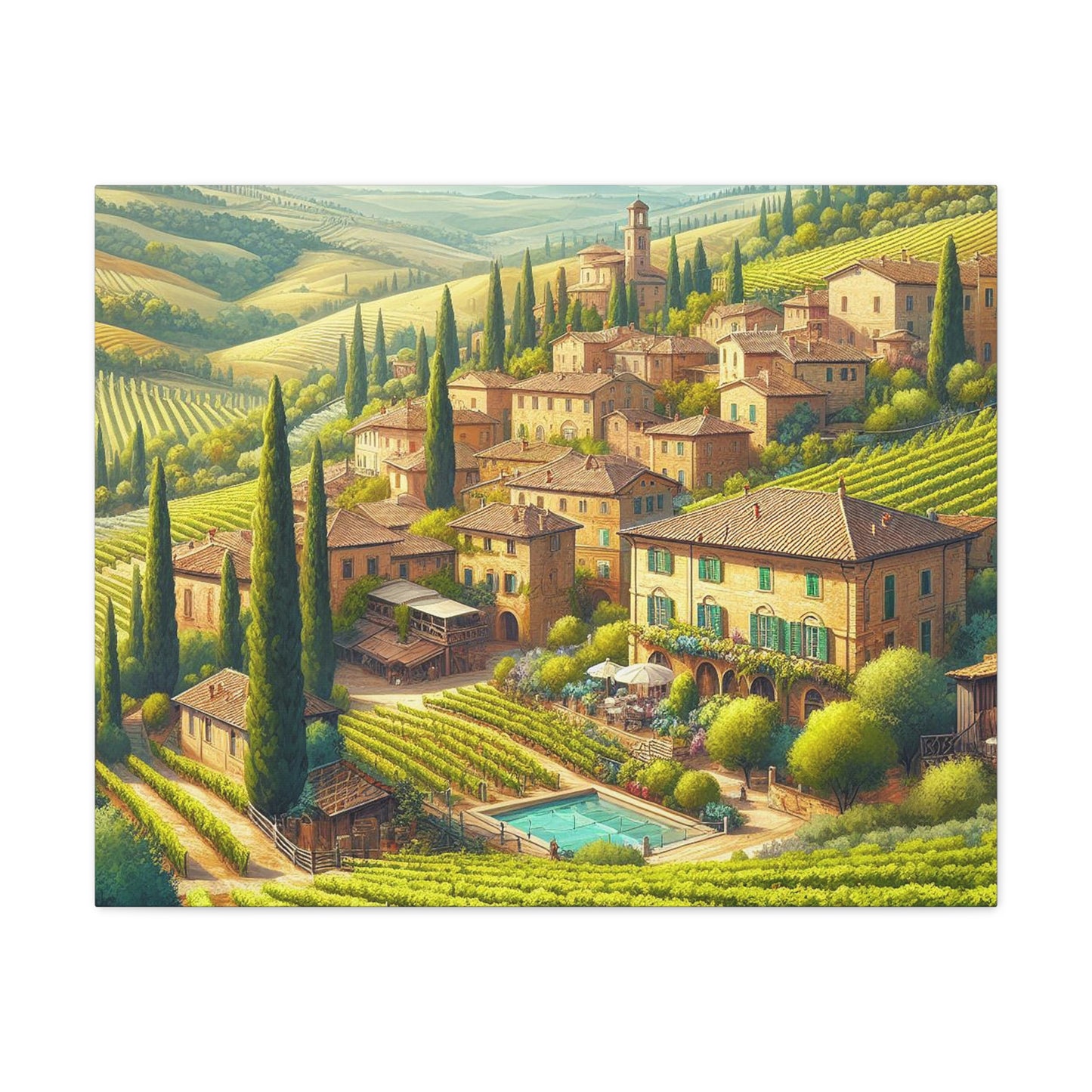 Tuscany Views Canvas: Capture the Beauty of Italy (Unique Wall Art)
