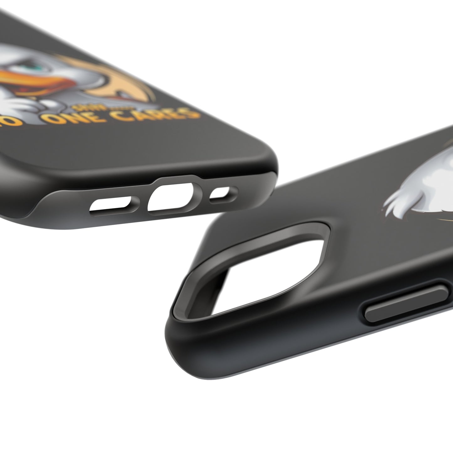 No One Cares Funny Magnetic Tough Cases for Iphone 14- Iphone 15 Max Pro