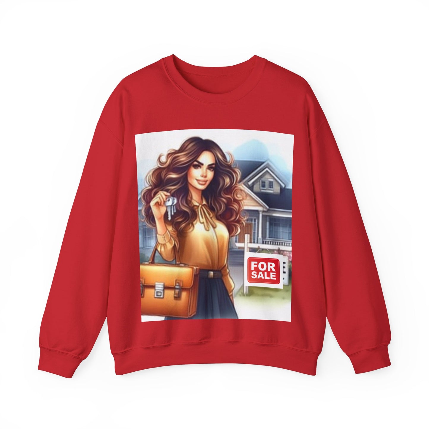 Key Player Crew: Real Estate Agent Sweatshirt | Unisex Heavy Blend™ Crewneck Sweatshirt