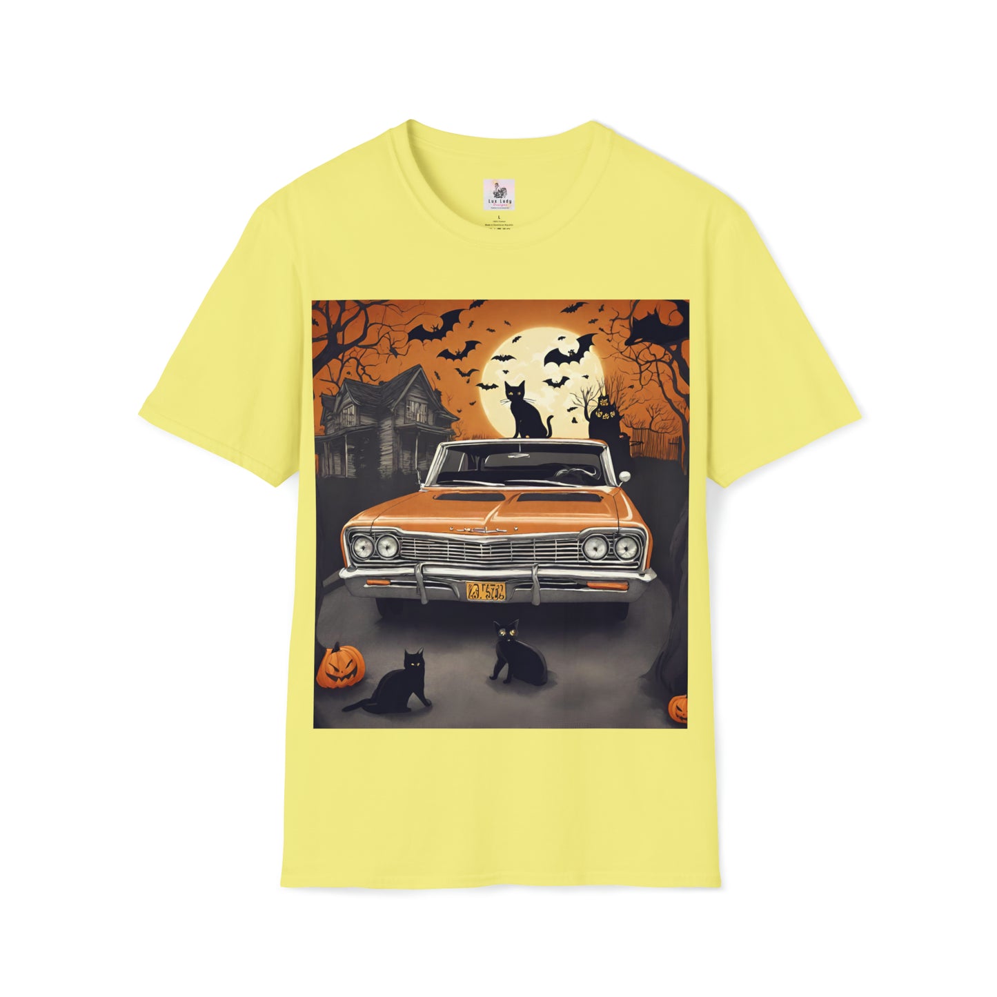 Halloween Unisex Impala Lovers Soft-Style Tee: Classic Comfort with a Haunting Twist!