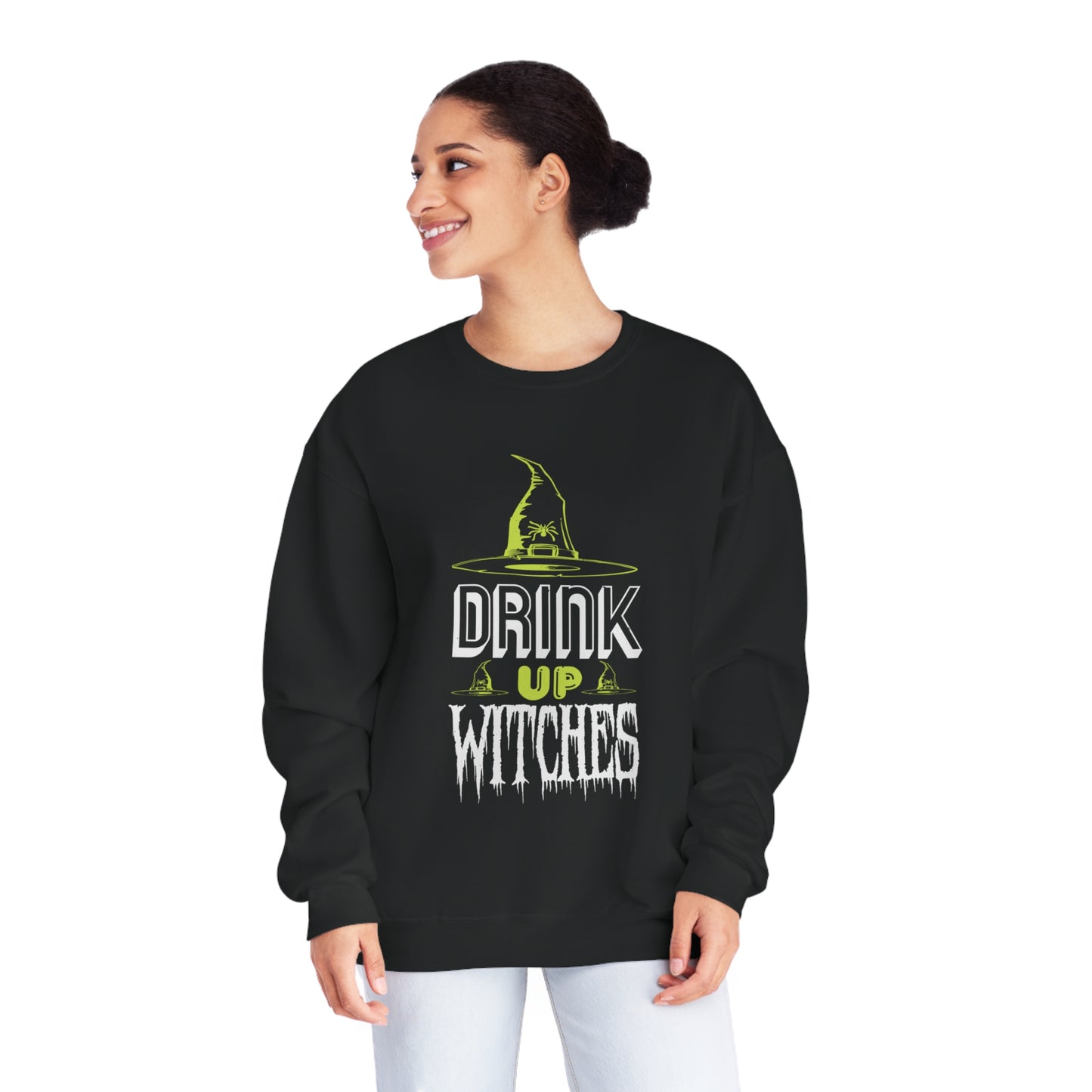 Halloween Versatile NuBlend® Fleece Sweatshirt for Chilly Evenings and Warm Layers Crewneck Sweatshirt