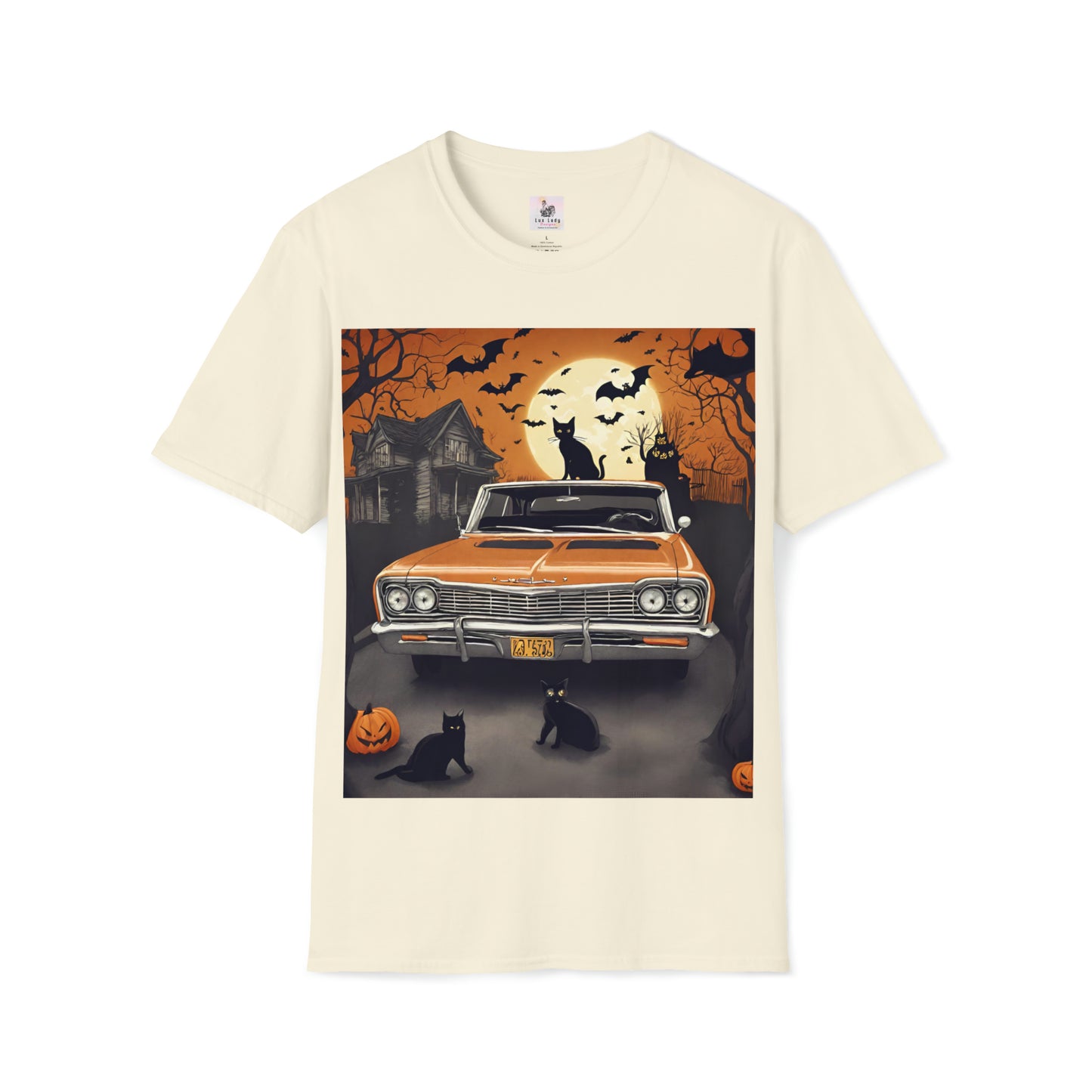 Halloween Unisex Impala Lovers Soft-Style Tee: Classic Comfort with a Haunting Twist!