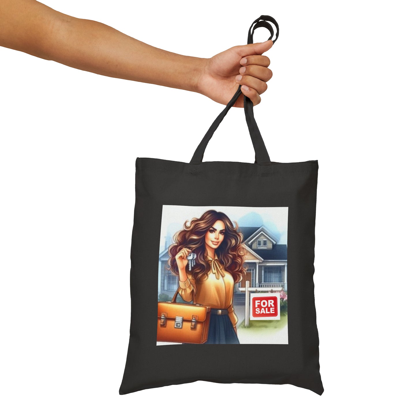 Realtor | Real Estate Marketing Cotton Canvas Tote Bag