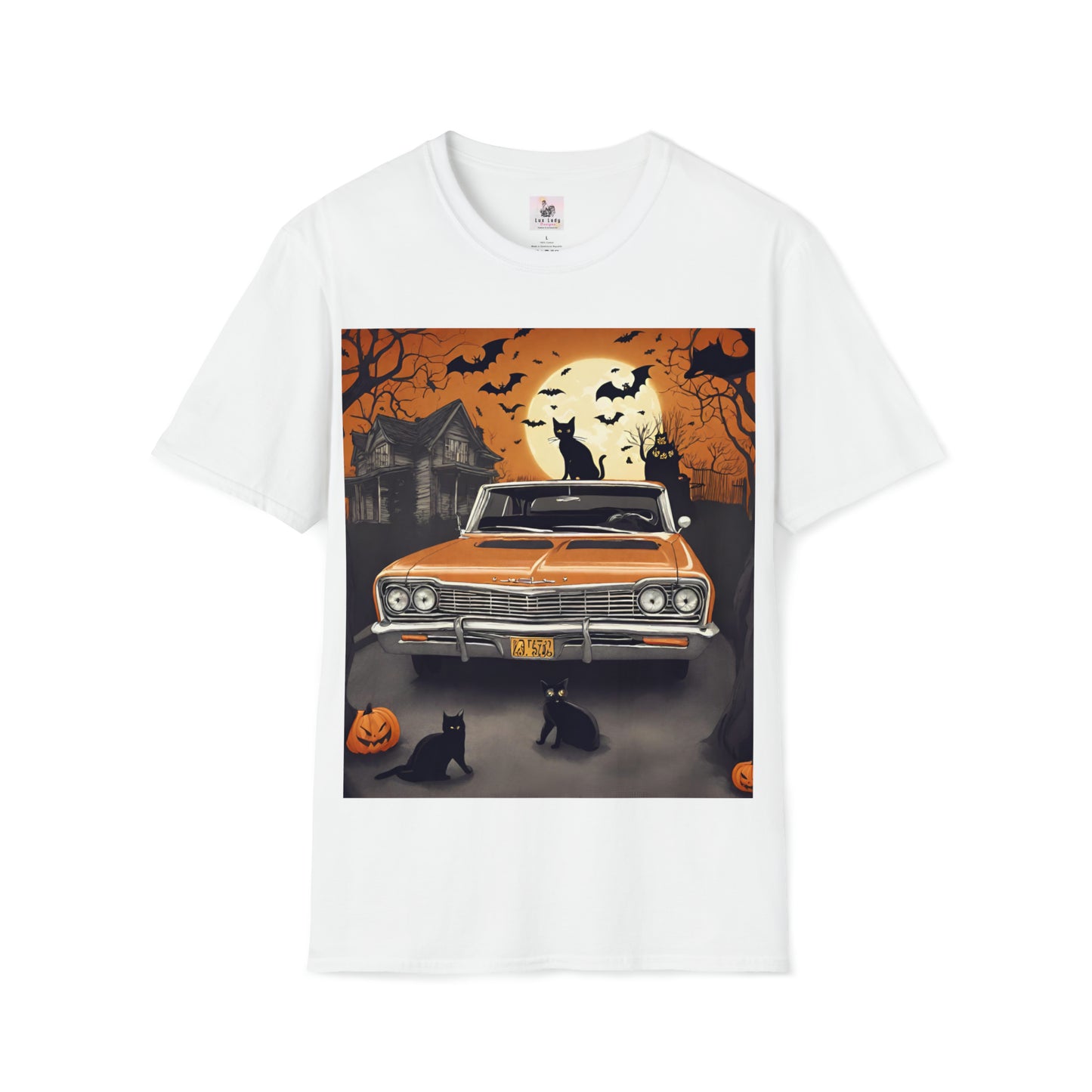 Halloween Unisex Impala Lovers Soft-Style Tee: Classic Comfort with a Haunting Twist!