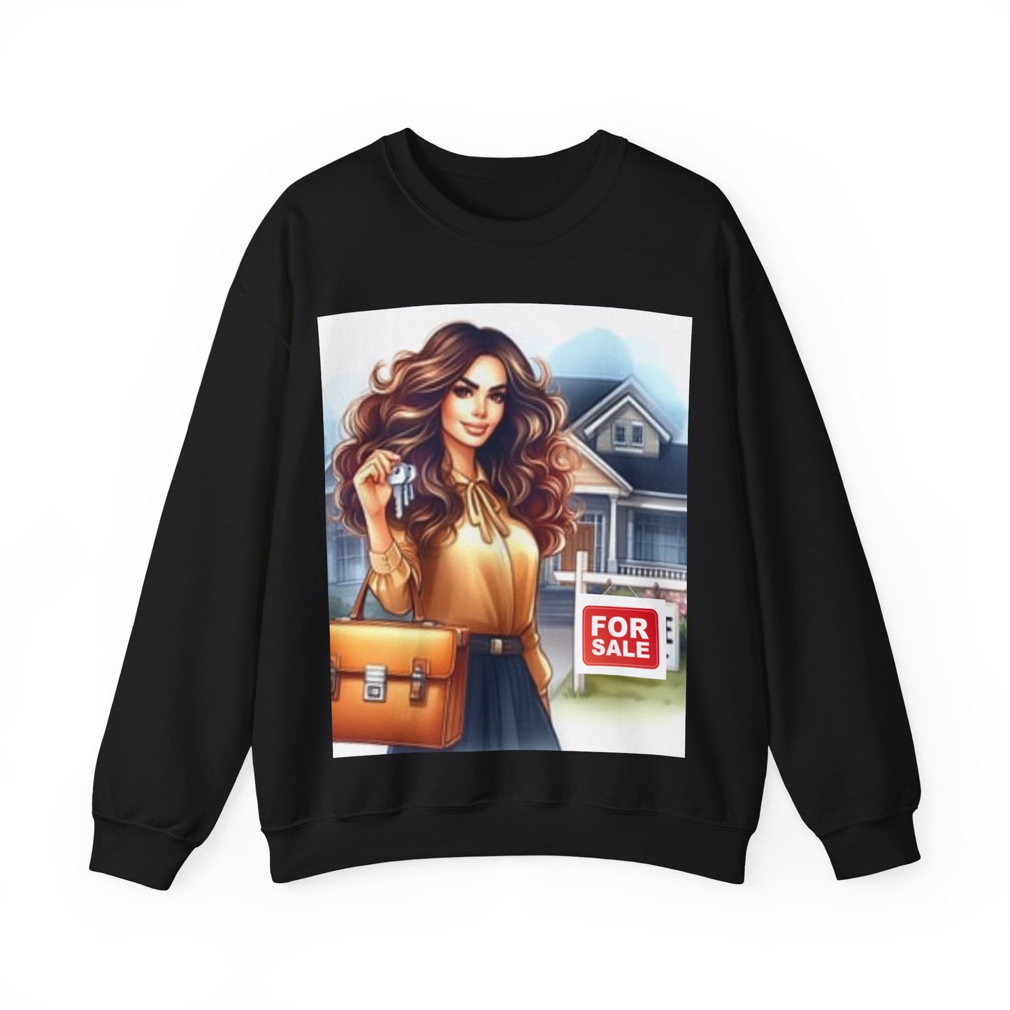 Key Player Crew: Real Estate Agent Sweatshirt | Unisex Heavy Blend™ Crewneck Sweatshirt