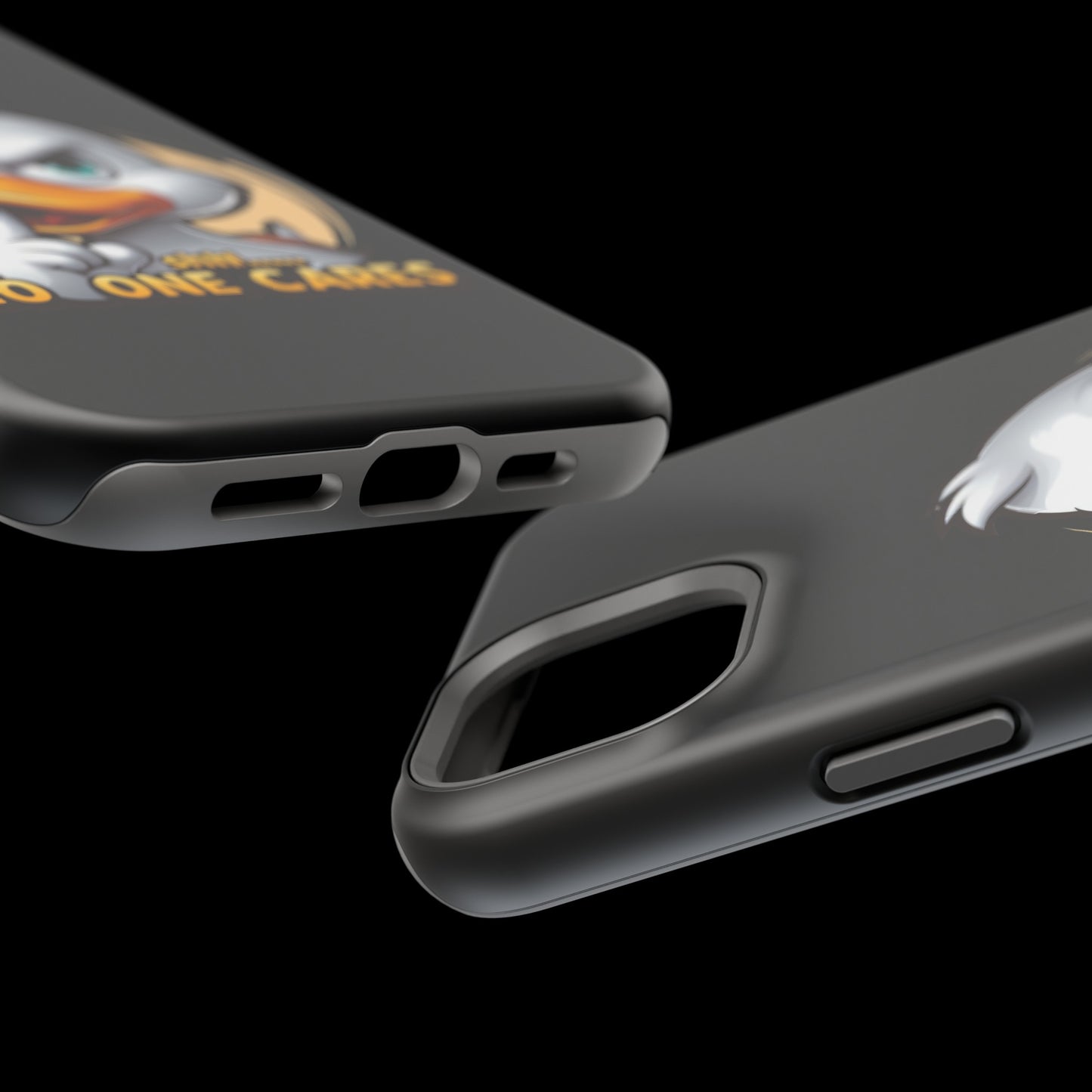 No One Cares Funny Magnetic Tough Cases for Iphone 14- Iphone 15 Max Pro