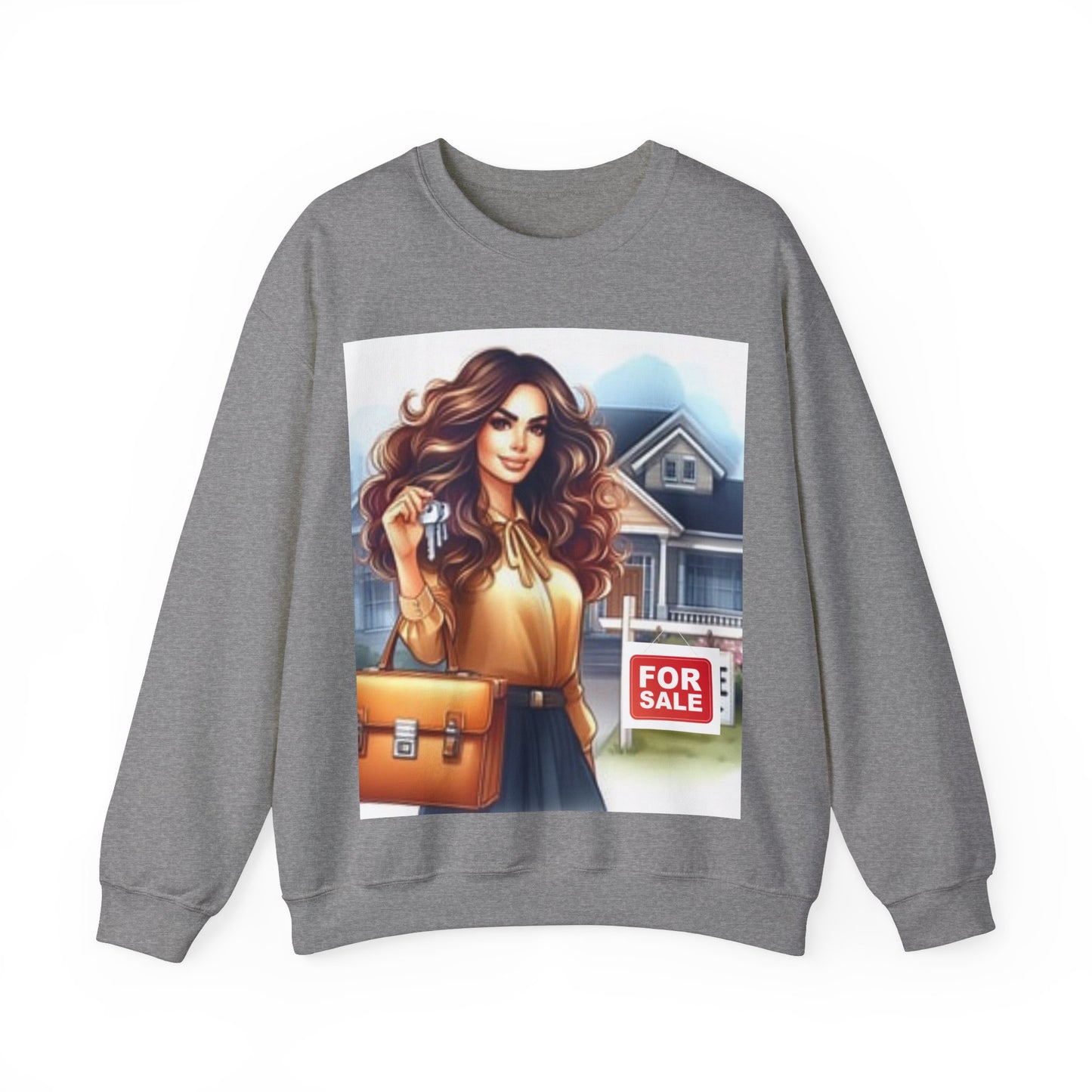 Key Player Crew: Real Estate Agent Sweatshirt | Unisex Heavy Blend™ Crewneck Sweatshirt