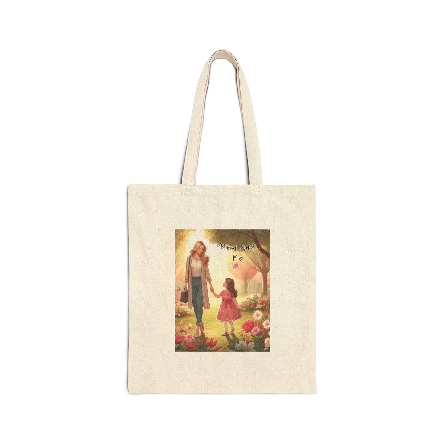 Mom & Me Cotton Canvas Tote Bag | Mom's Tote Bag Gift