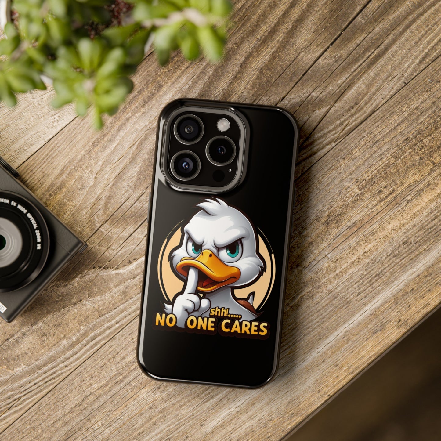 No One Cares Funny Magnetic Tough Cases for Iphone 14- Iphone 15 Max Pro