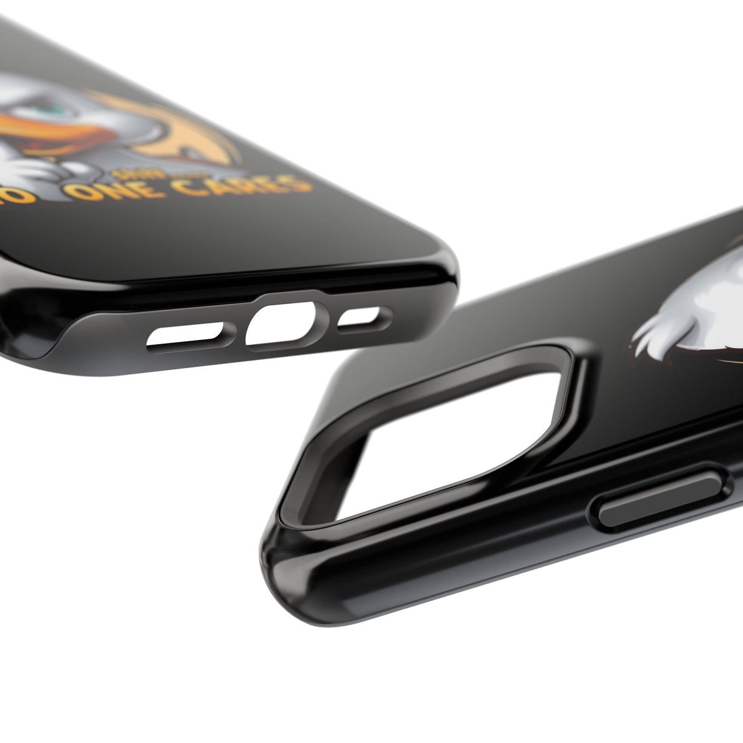 No One Cares Funny Magnetic Tough Cases for Iphone 14- Iphone 15 Max Pro