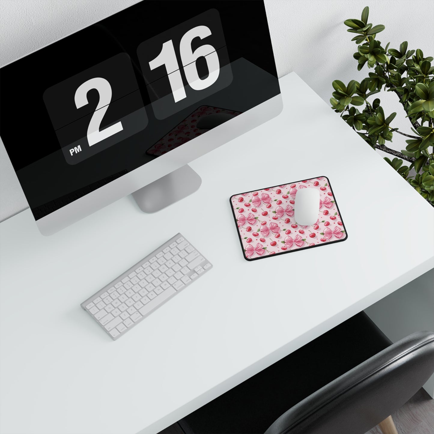 Cherry Blossom Non-Slip Gaming Mouse Pad – Cute Floral Design for Gamers