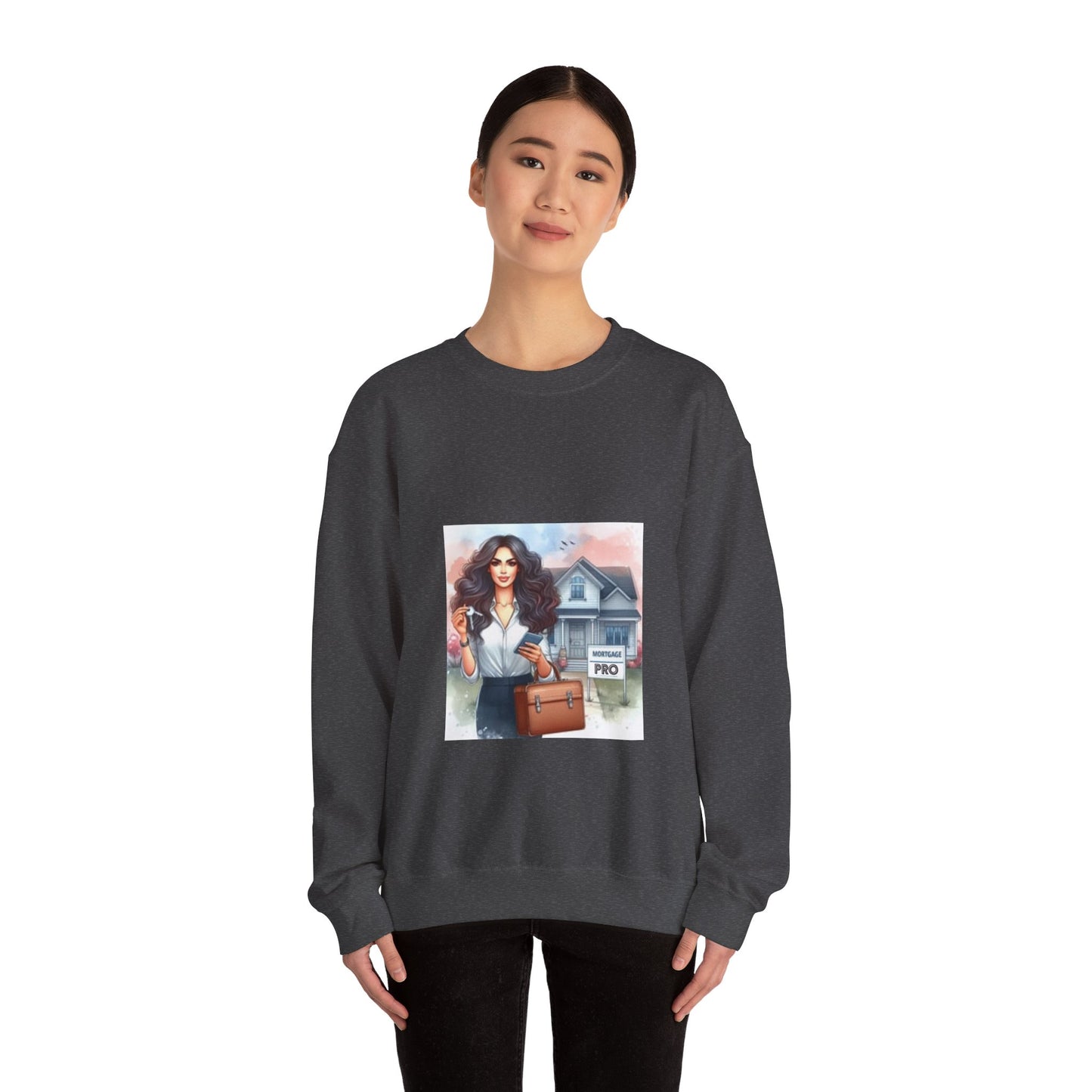 RealtorClosing Deals in Comfort: Realtor Crewneck Sweatshirt | Unisex Heavy Blend™ Crewneck Sweatshirt
