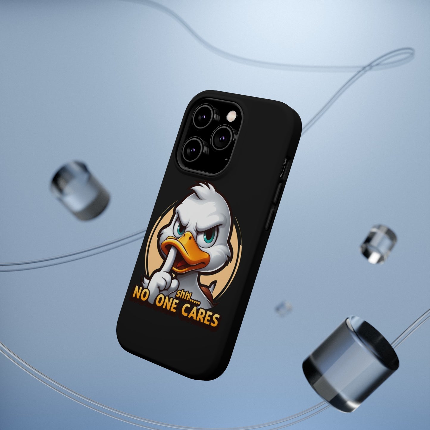 No One Cares Funny Magnetic Tough Cases for Iphone 14- Iphone 15 Max Pro