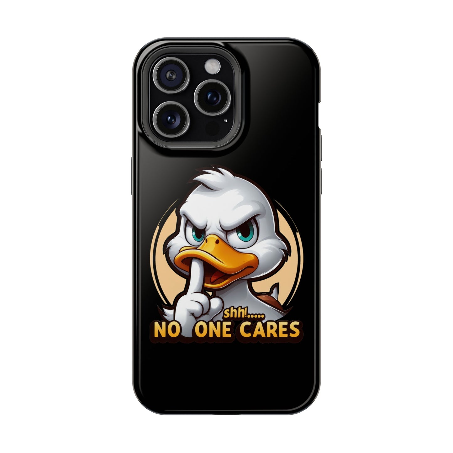 No One Cares Funny Magnetic Tough Cases for Iphone 14- Iphone 15 Max Pro