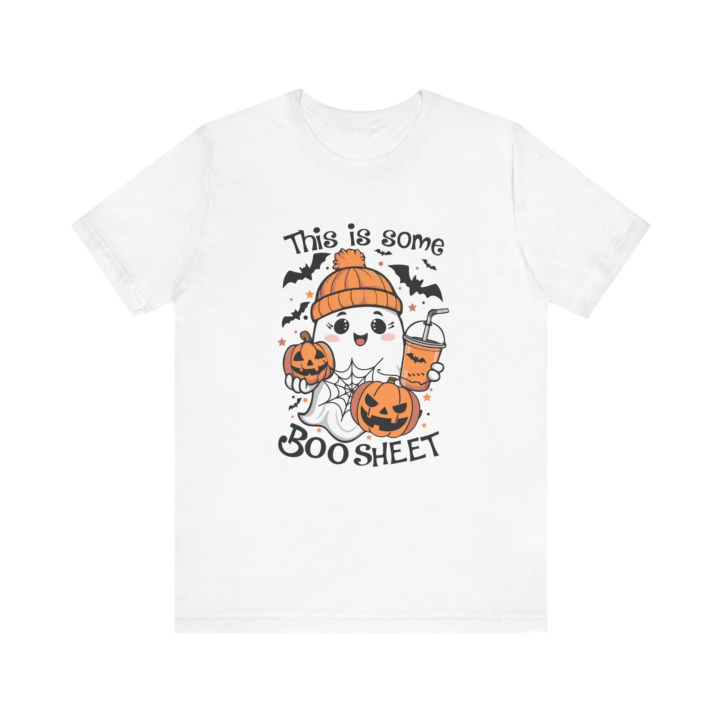 This is Some Boo Sheet Halloween Cotton Jersey Short Sleeve Tee