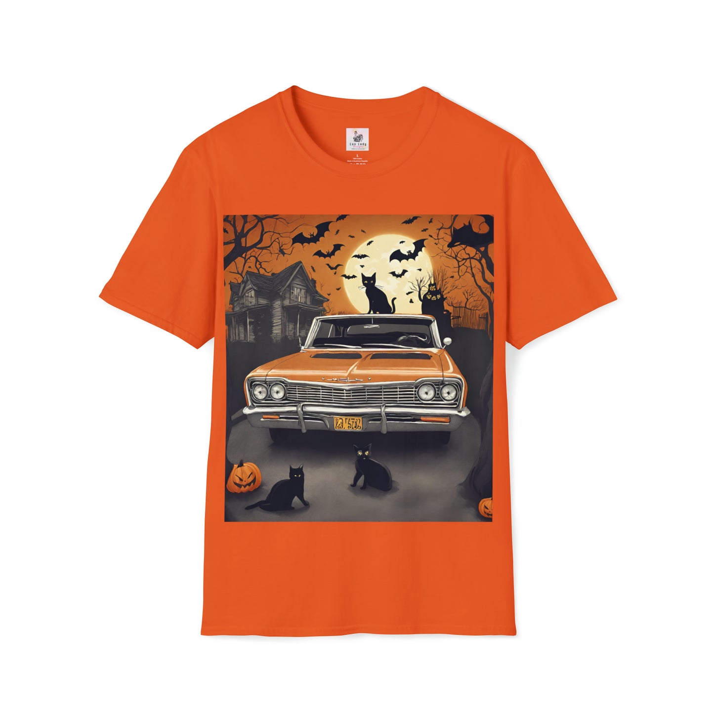 Halloween Unisex Impala Lovers Soft-Style Tee: Classic Comfort with a Haunting Twist!