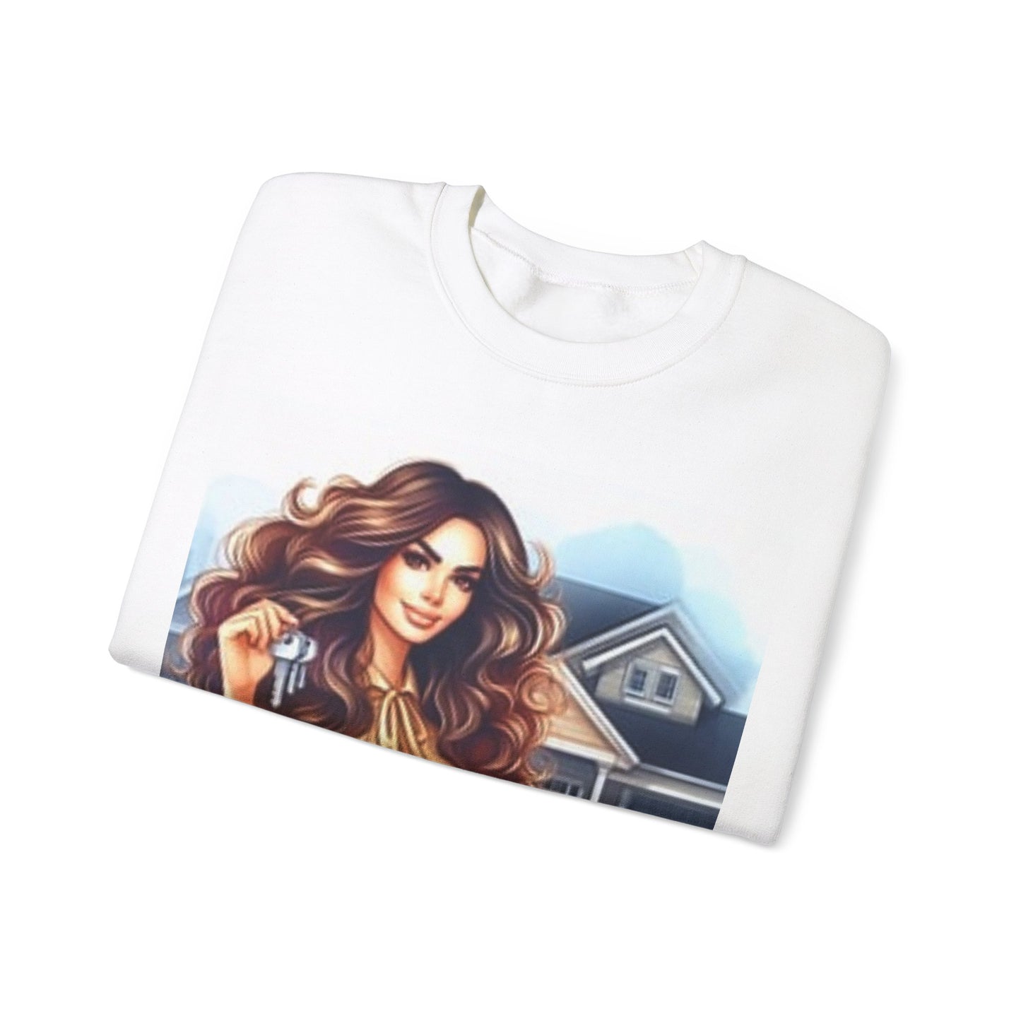 Key Player Crew: Real Estate Agent Sweatshirt | Unisex Heavy Blend™ Crewneck Sweatshirt