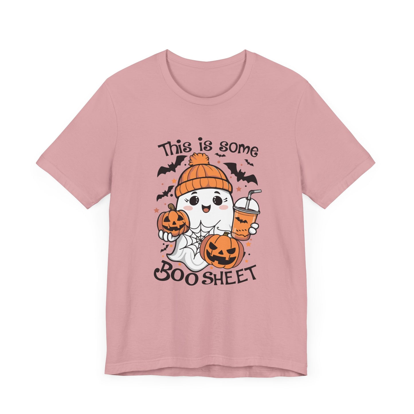 This is Some Boo Sheet Halloween Cotton Jersey Short Sleeve Tee