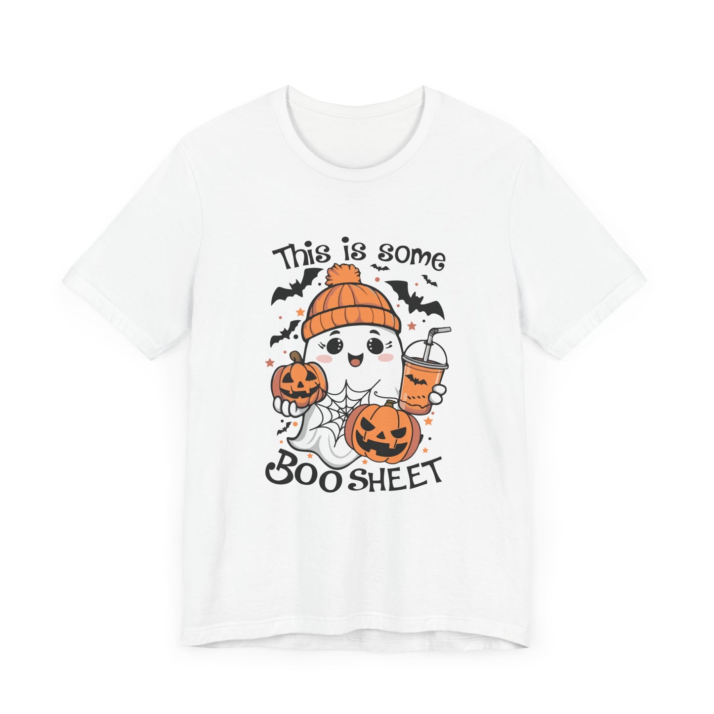 This is Some Boo Sheet Halloween Cotton Jersey Short Sleeve Tee
