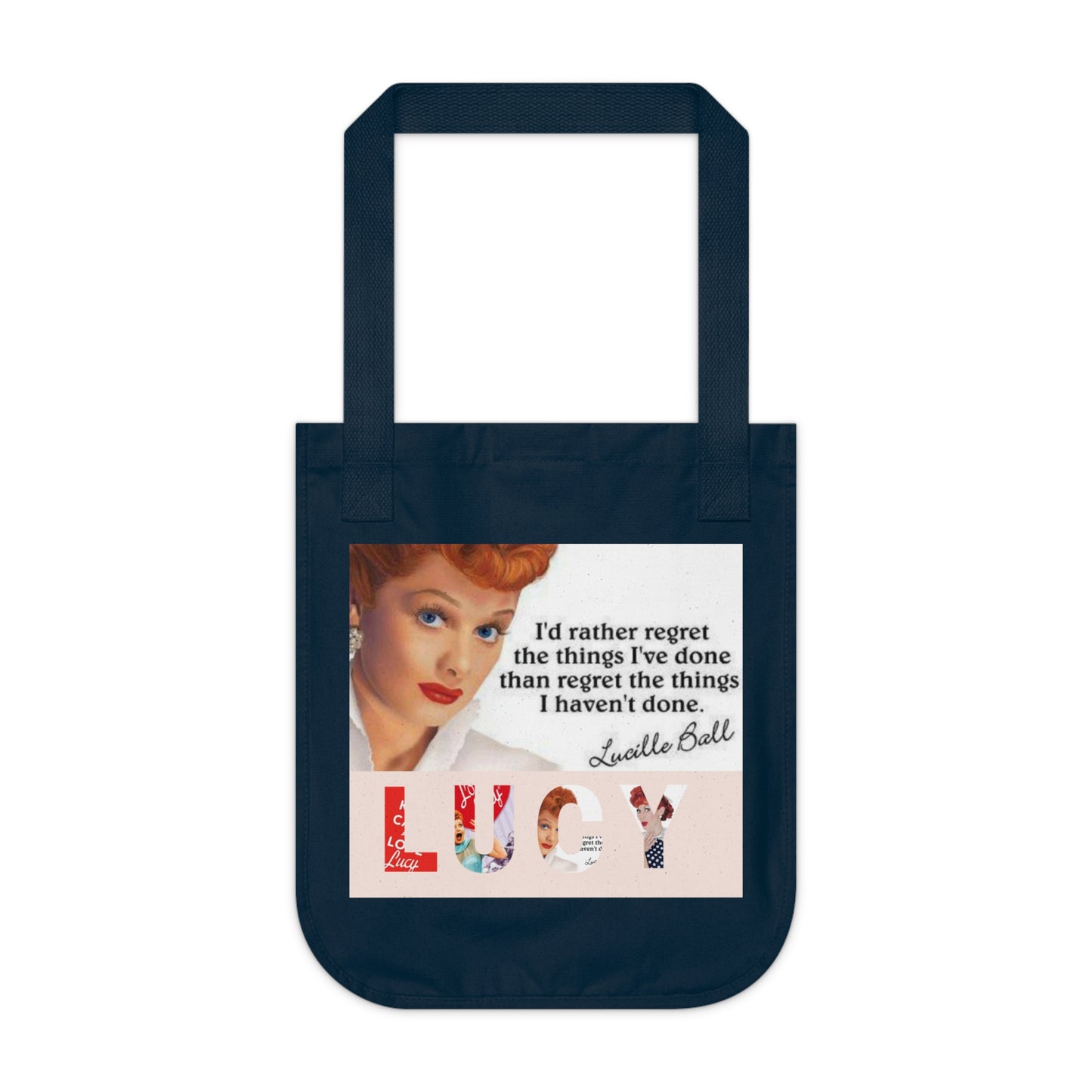 I love Lucy Organic Canvas Tote Bag