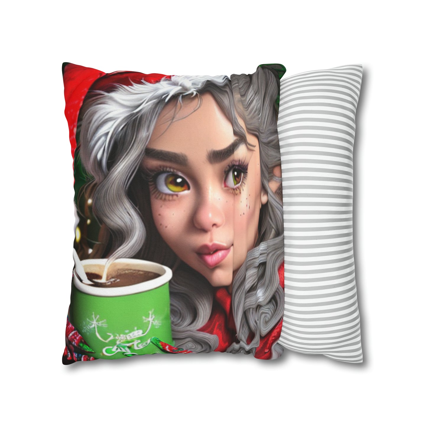 Spun Polyester Square Pillow Case