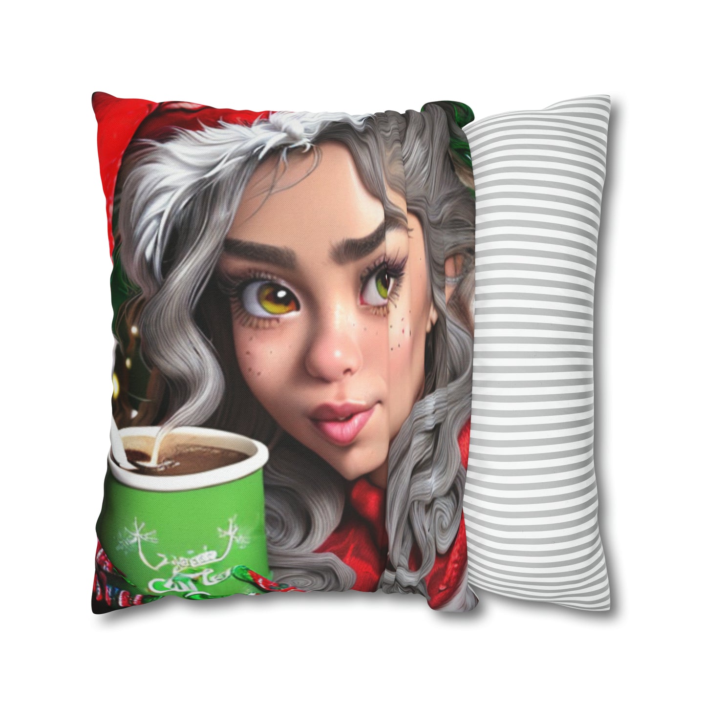 Spun Polyester Square Pillow Case