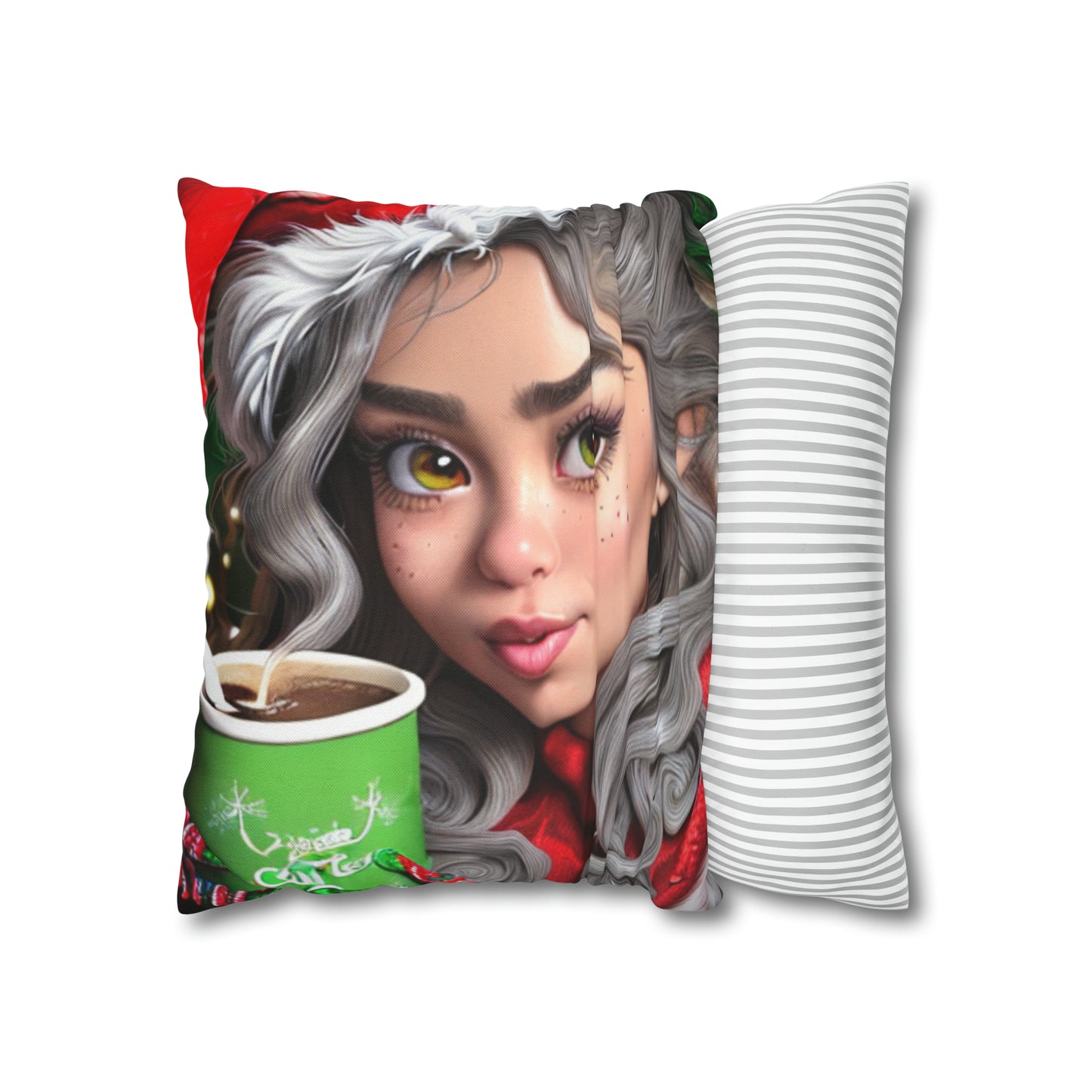 Spun Polyester Square Pillow Case
