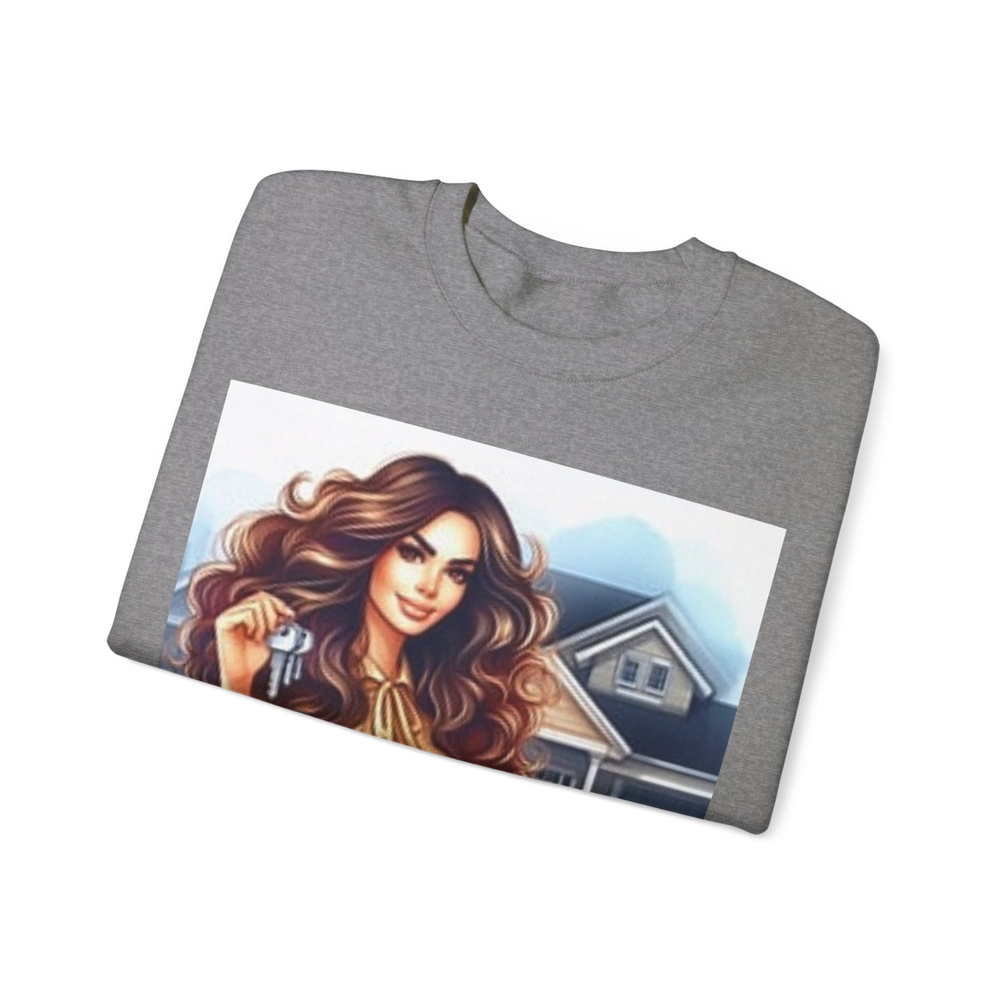 Key Player Crew: Real Estate Agent Sweatshirt | Unisex Heavy Blend™ Crewneck Sweatshirt