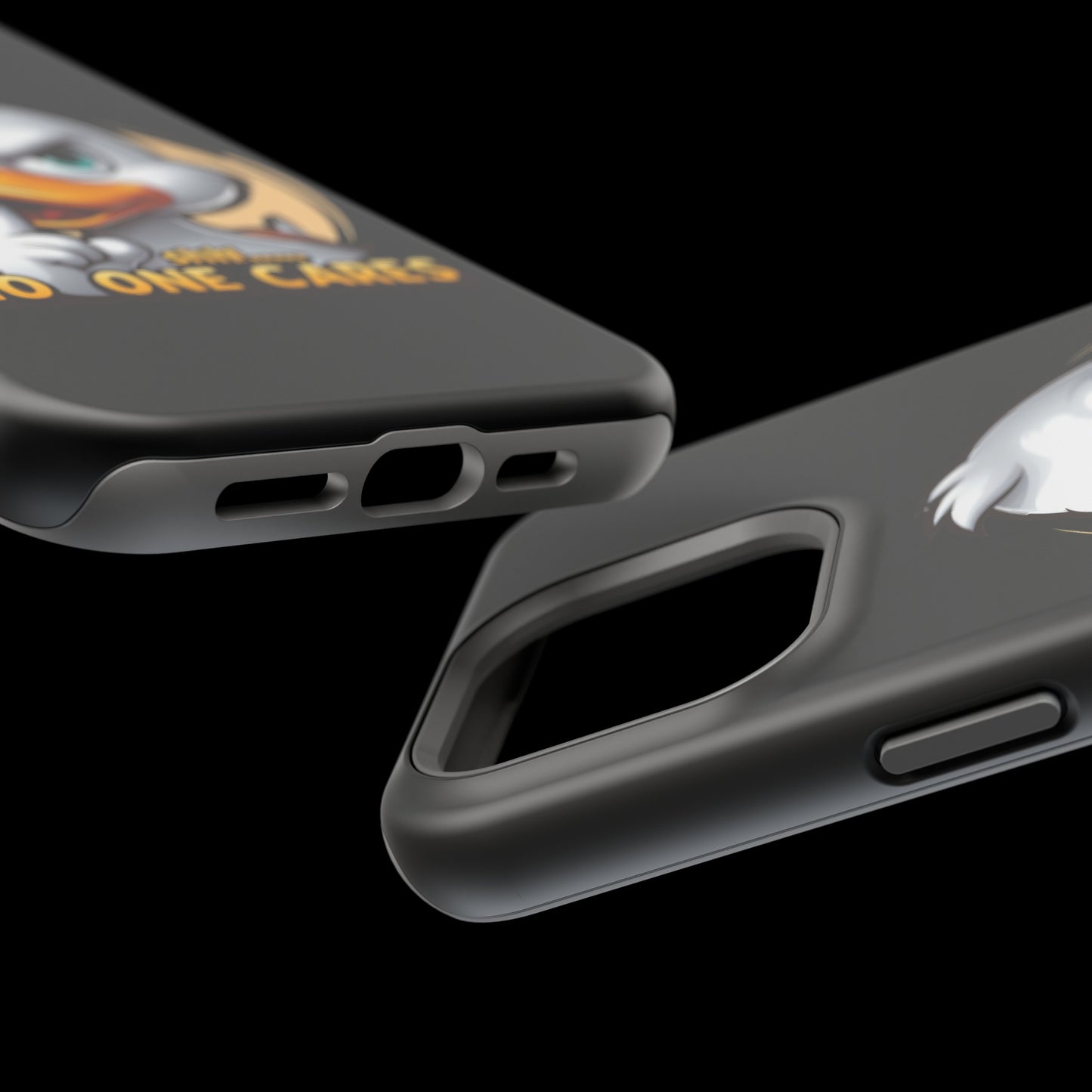 No One Cares Funny Magnetic Tough Cases for Iphone 14- Iphone 15 Max Pro