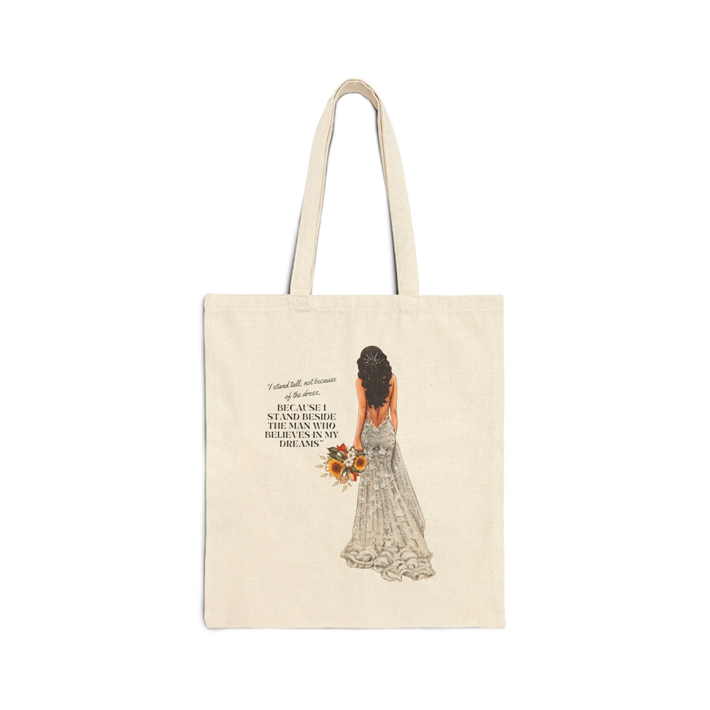 Bride Cotton Canvas Tote Bag