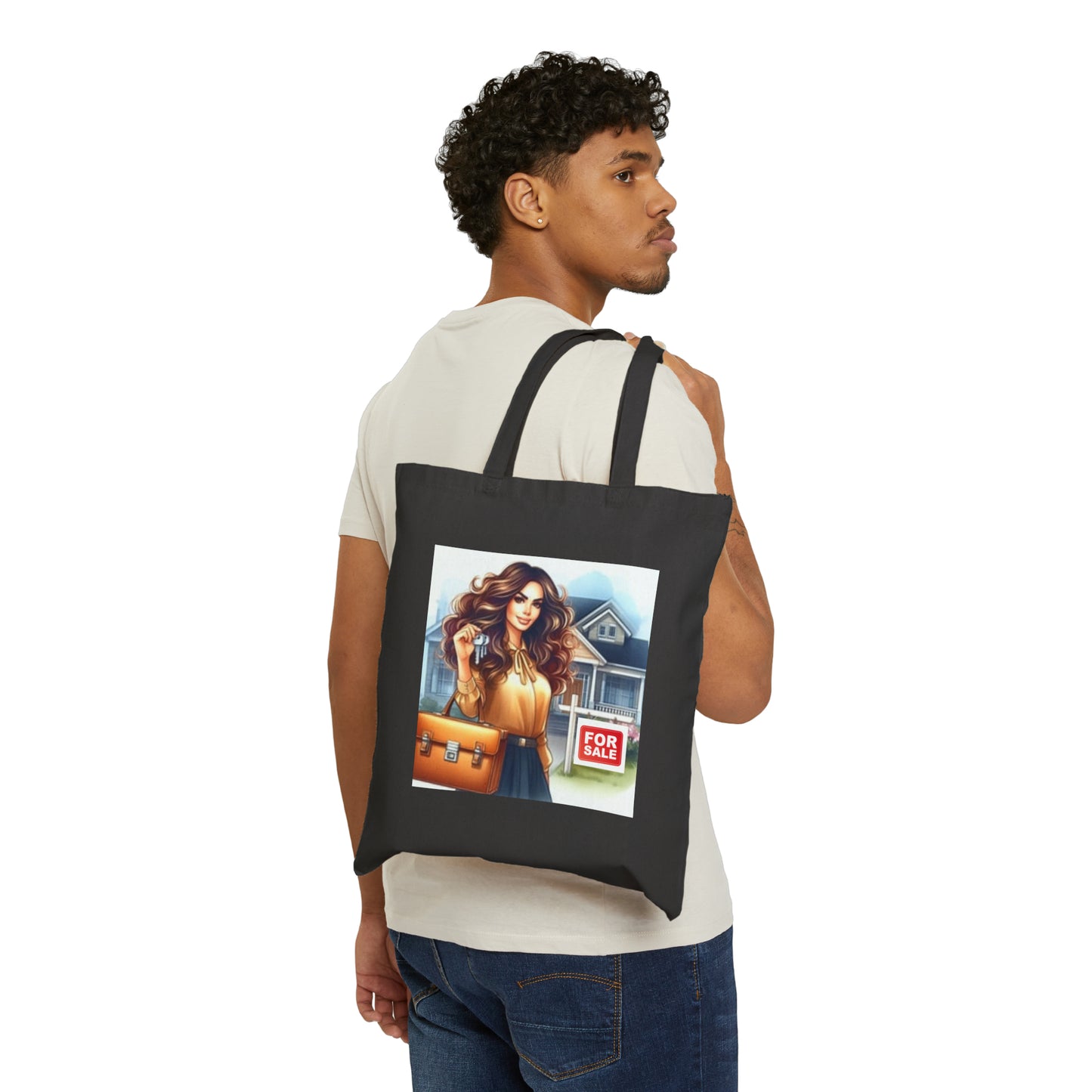 Realtor | Real Estate Marketing Cotton Canvas Tote Bag