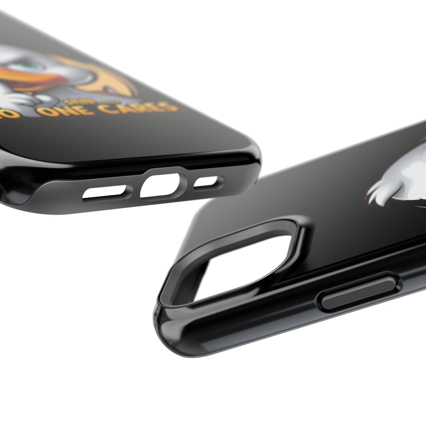 No One Cares Funny Magnetic Tough Cases for Iphone 14- Iphone 15 Max Pro