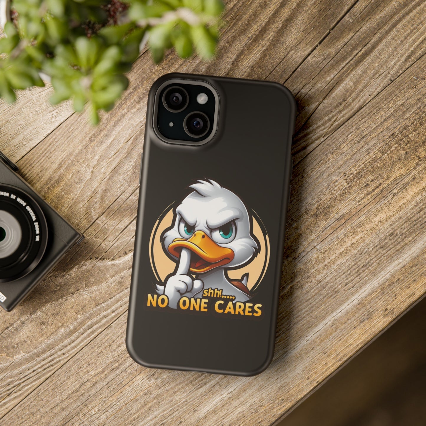 No One Cares Funny Magnetic Tough Cases for Iphone 14- Iphone 15 Max Pro