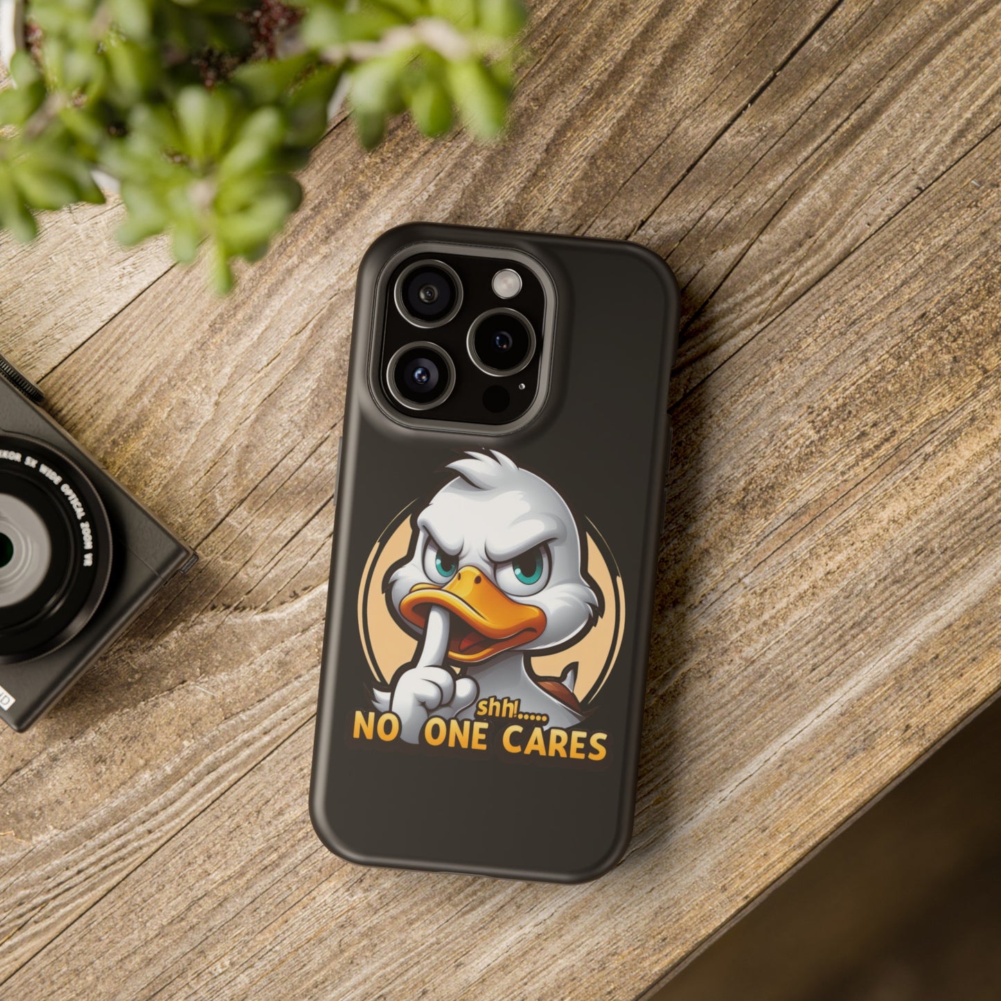 No One Cares Funny Magnetic Tough Cases for Iphone 14- Iphone 15 Max Pro
