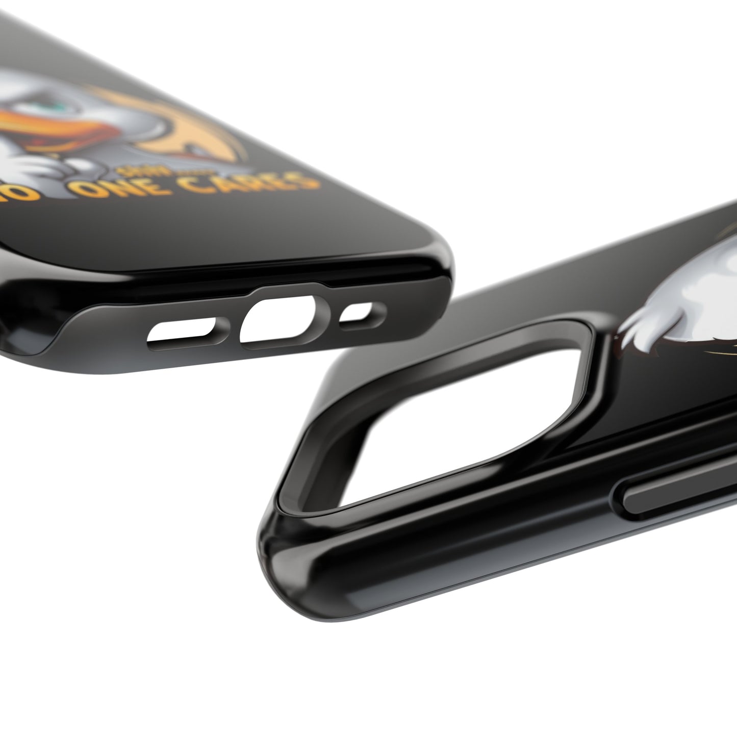 No One Cares Funny Magnetic Tough Cases for Iphone 14- Iphone 15 Max Pro