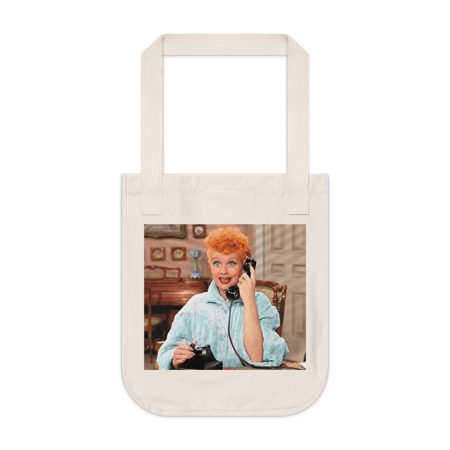 I love Lucy Organic Canvas Tote Bag