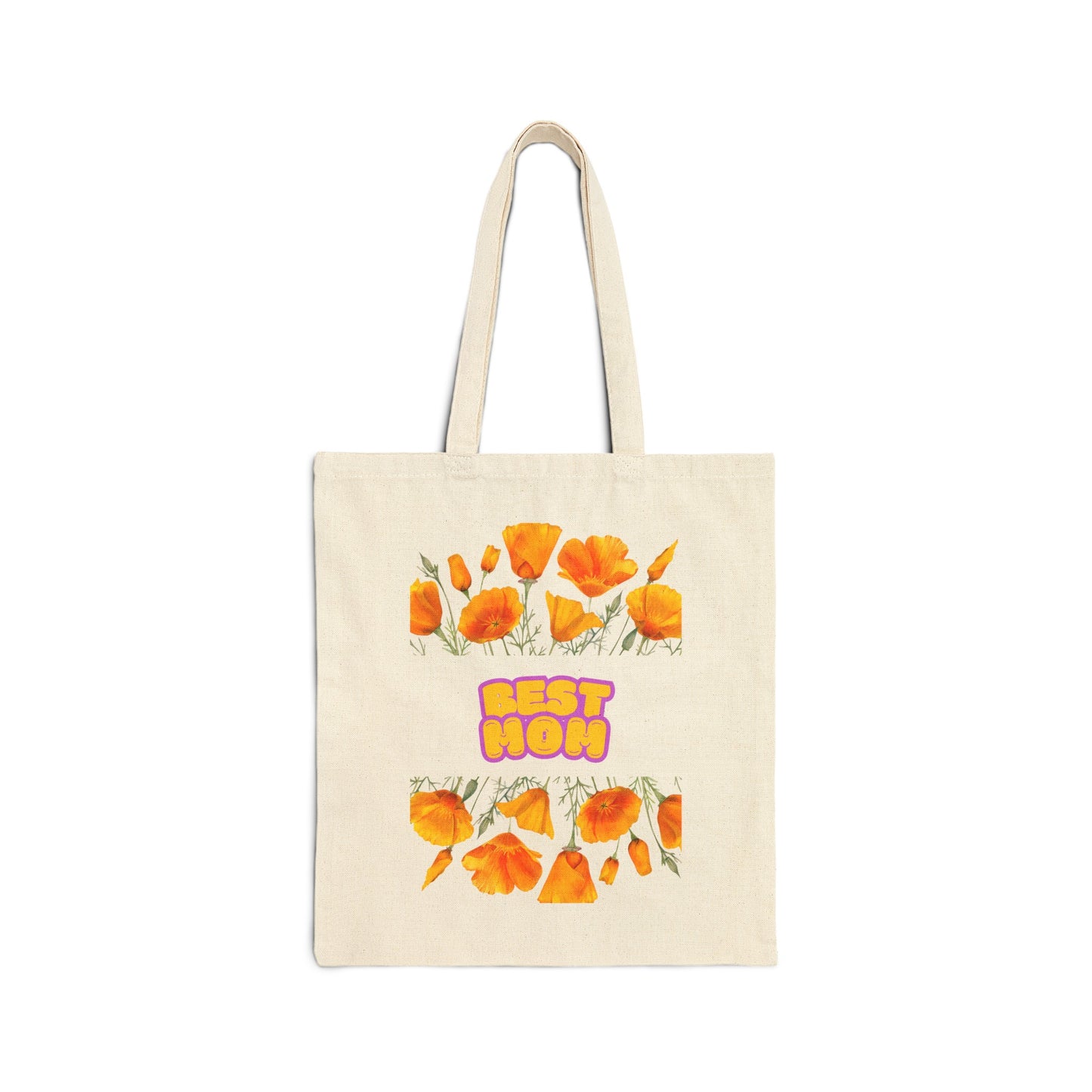 Best Mom Ever Cotton Canvas Tote Bag - The Perfect Mother's Day Gift