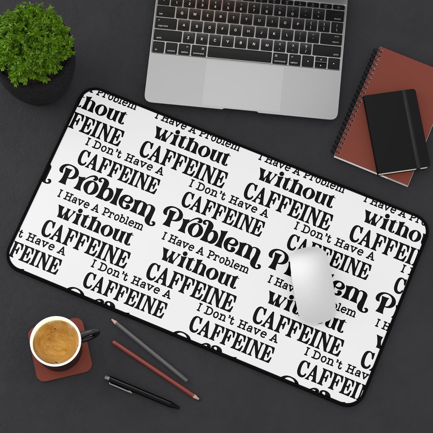 Keyboard Mouse Desk Mat Coffee Lover Funny