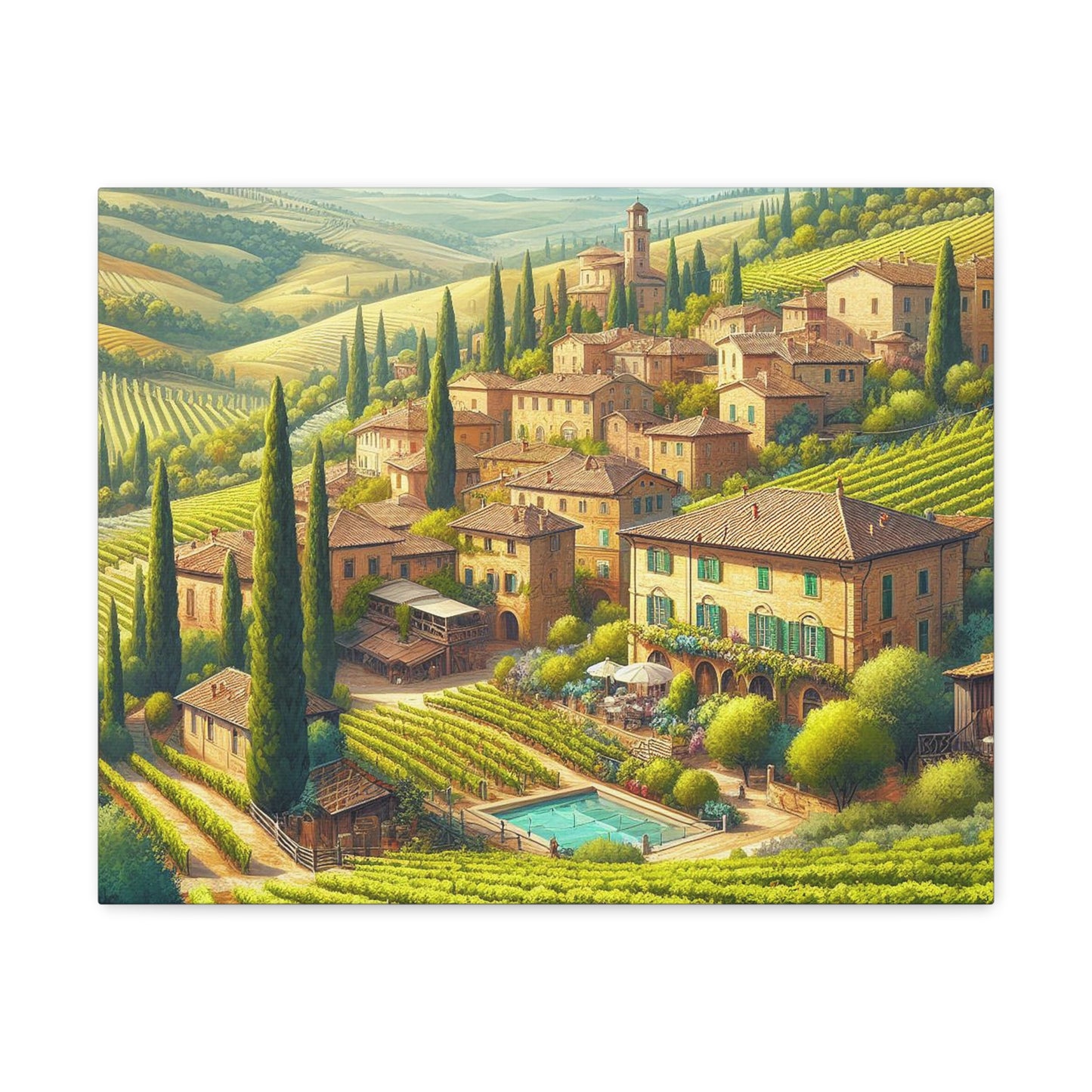 Tuscany Views Canvas: Capture the Beauty of Italy (Unique Wall Art)