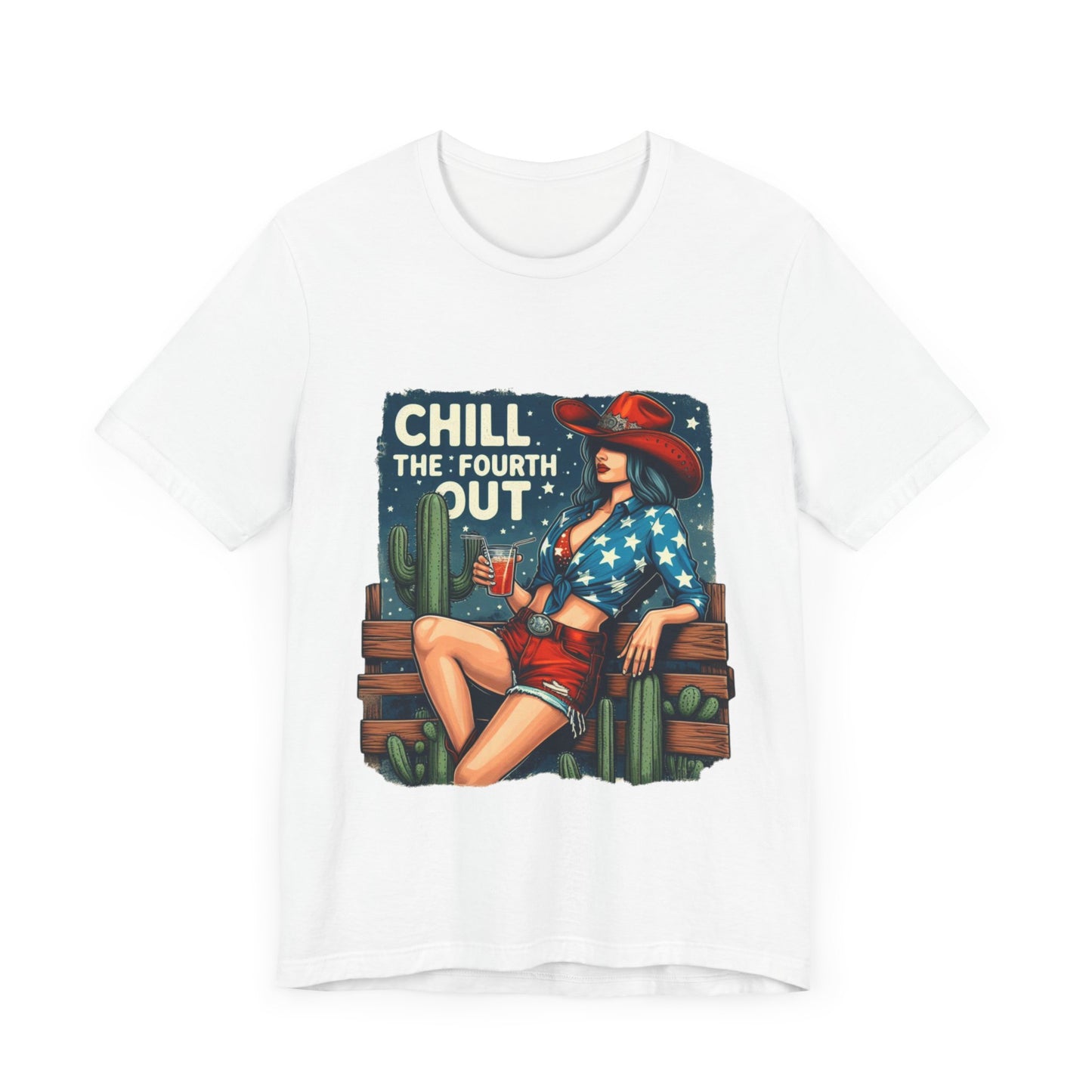 Chill The Fourth Out Unisex Jersey Short Sleeve Tee