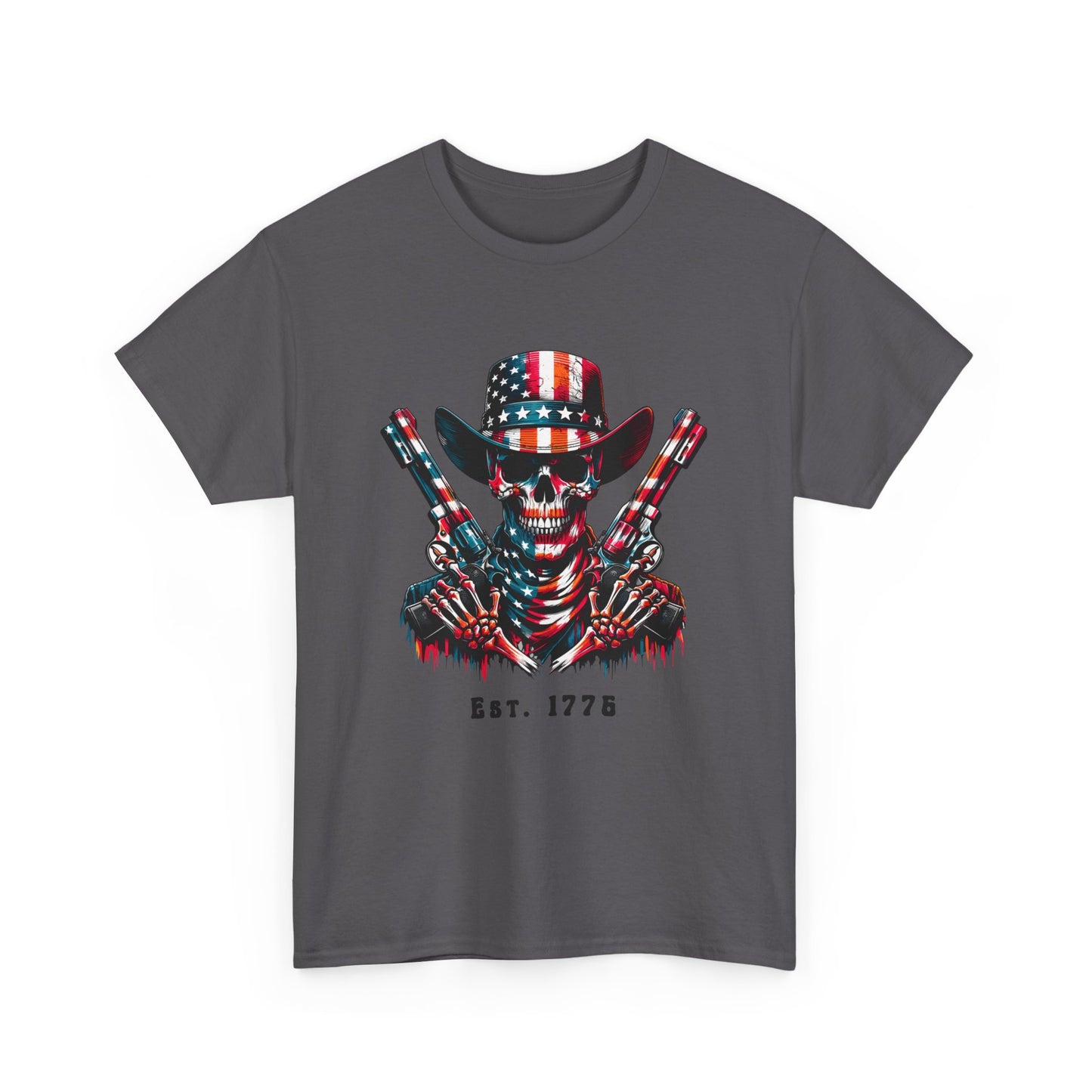 Patriotic Style for All: Unisex Heavy Cotton Tee (4th of July)