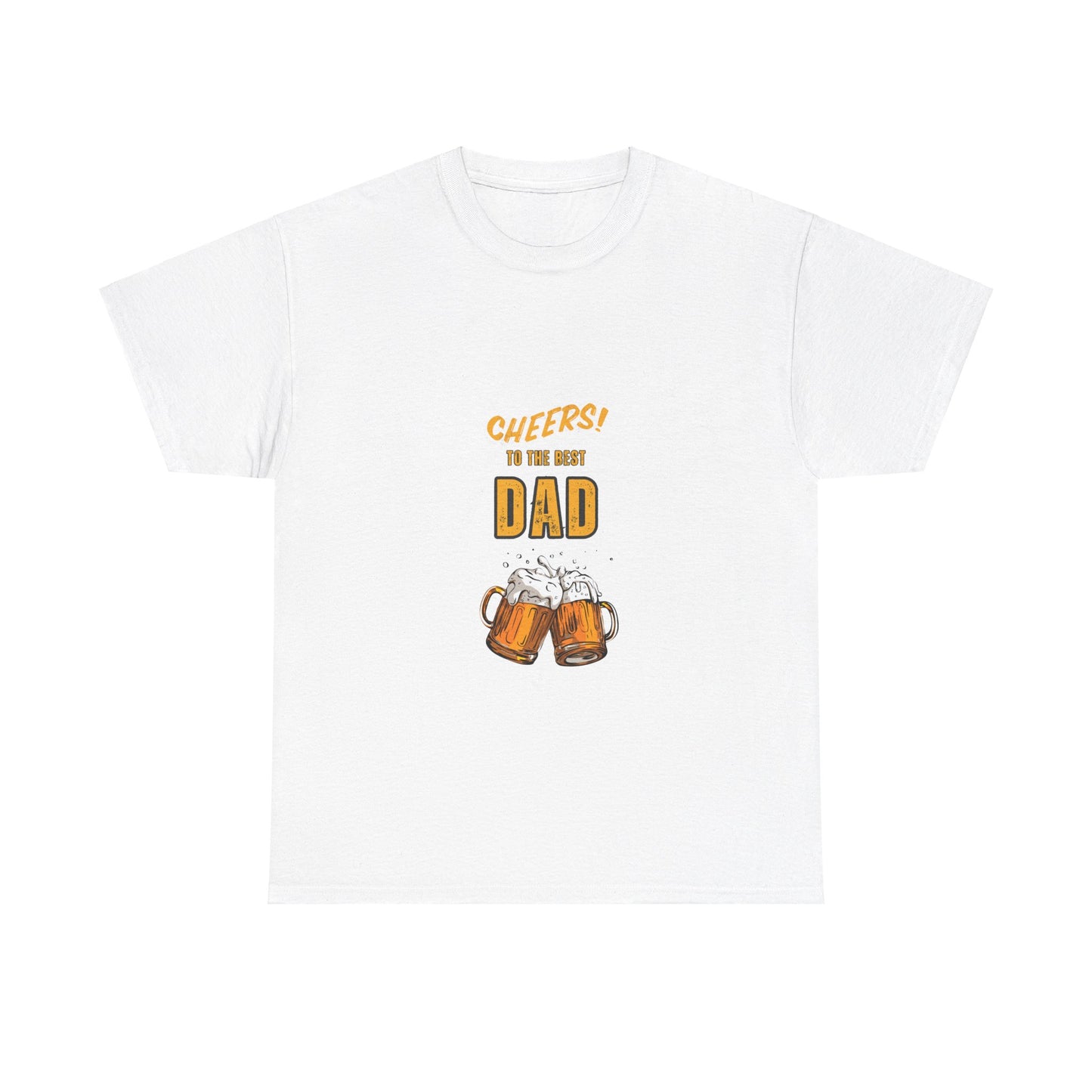 Cheers to the Best Dad Heavy Cotton Tee