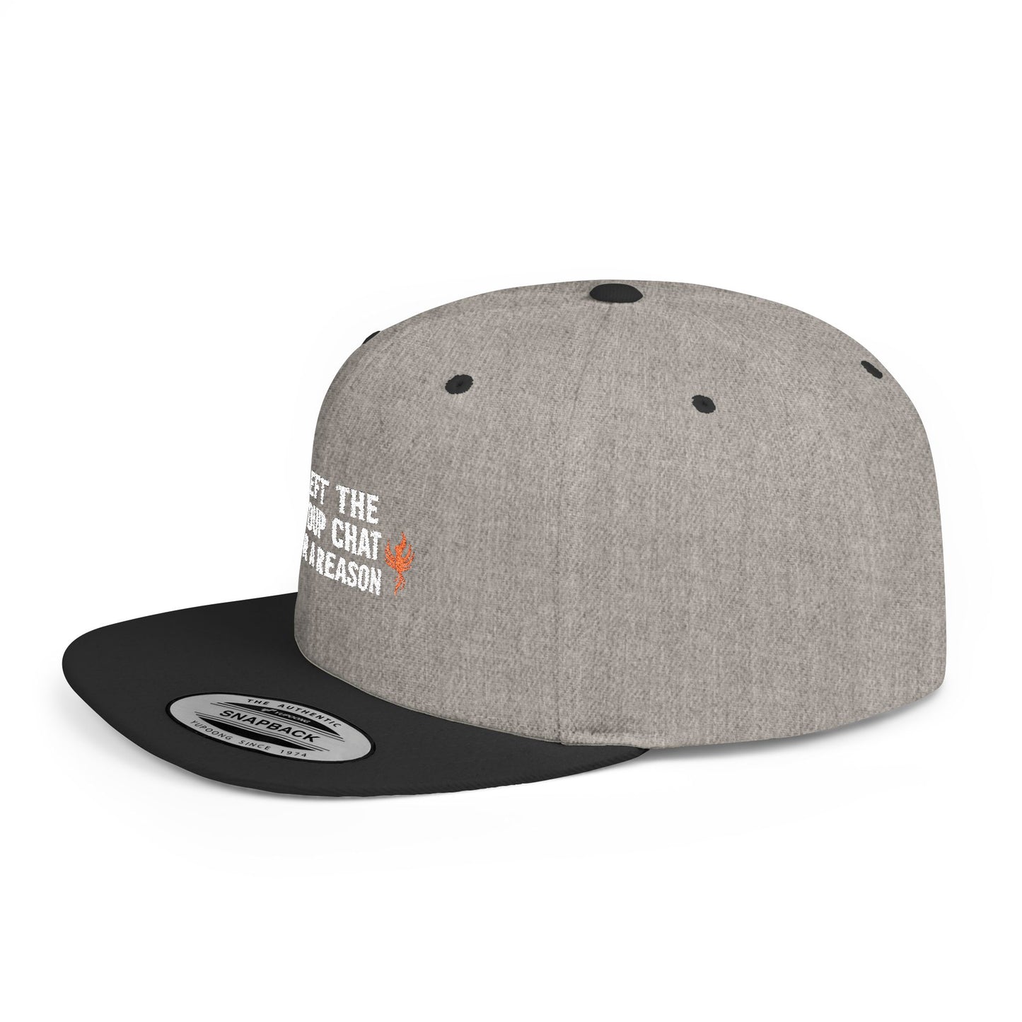 Snapback Cap - 'I Left The Group Chat' Trendy Statement Hat