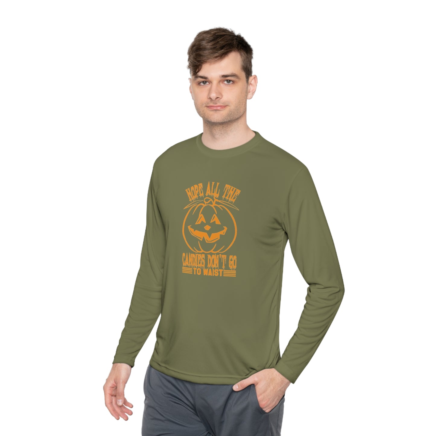 Halloween Spooktacular Sweets Unisex Lightweight Long Sleeve Tee