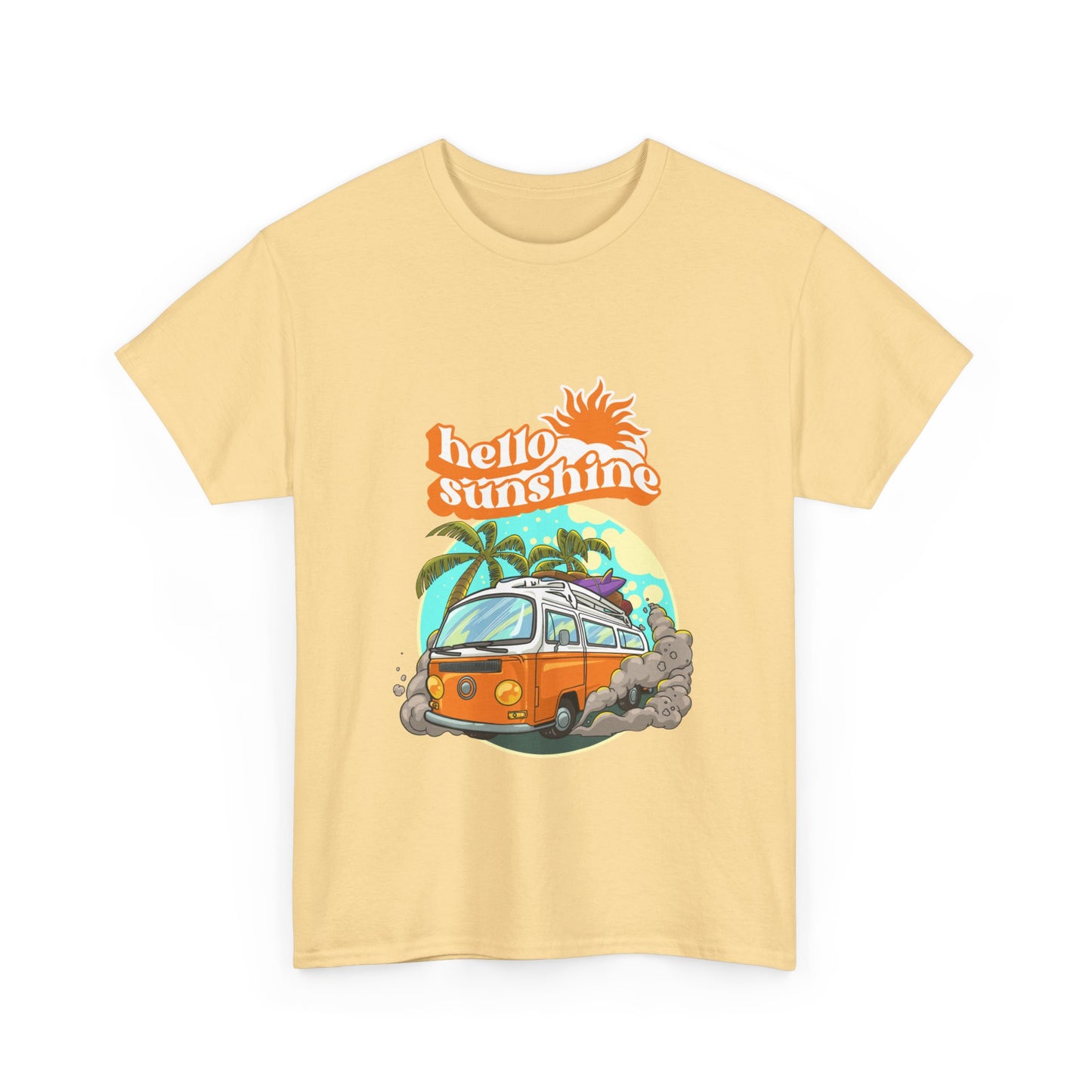 Beach Ready Unisex Heavy Cotton Tee Hello Sunshine