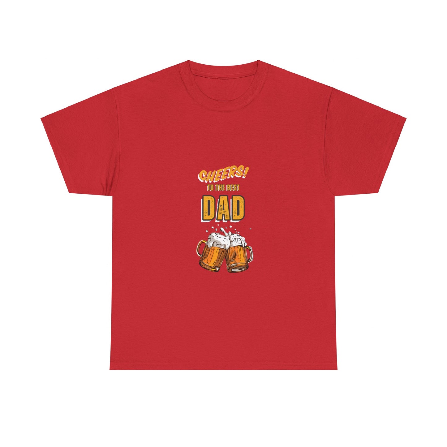 Cheers to the Best Dad Heavy Cotton Tee