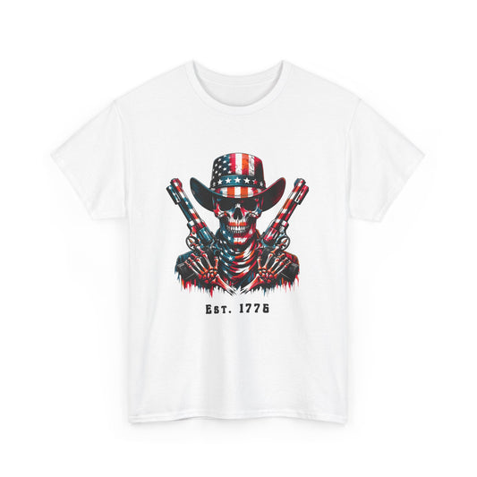 Patriotic Style for All: Unisex Heavy Cotton Tee (4th of July)