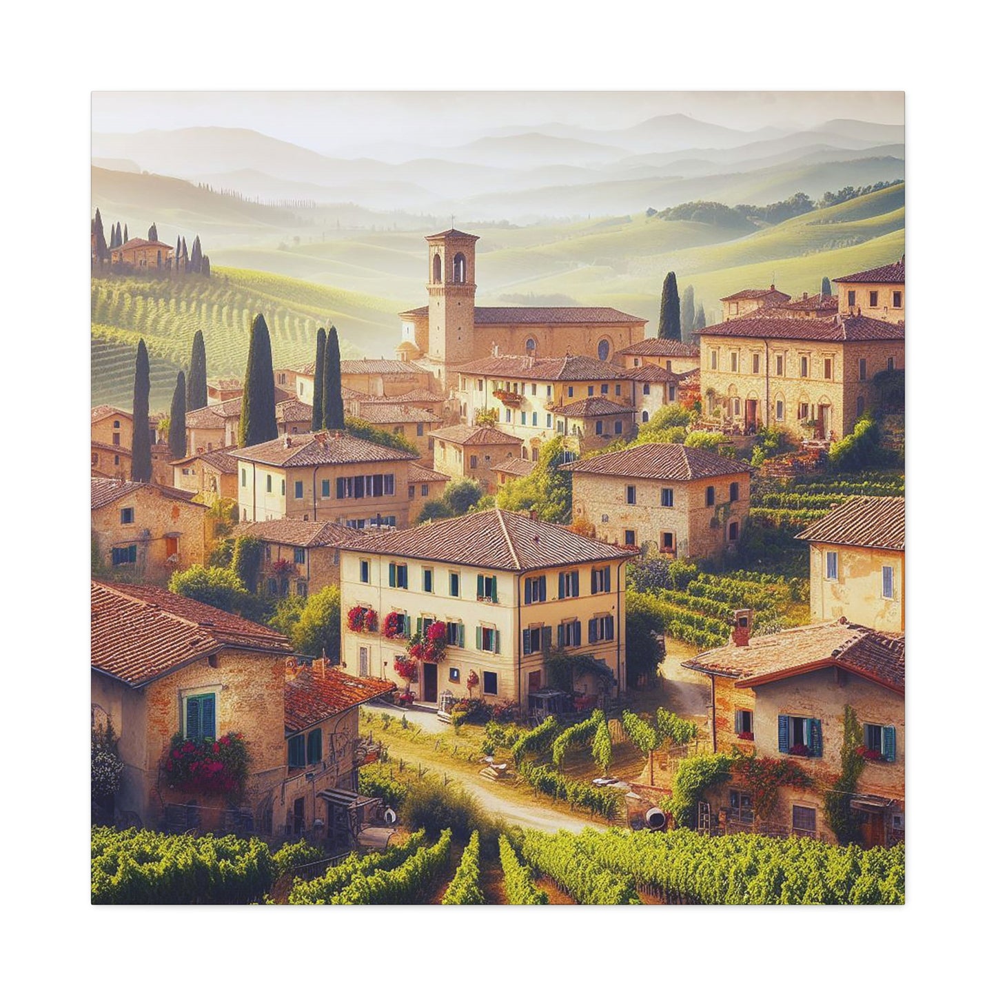 Tuscany Views Canvas: Capture the Beauty of Italy (Unique Wall Art)