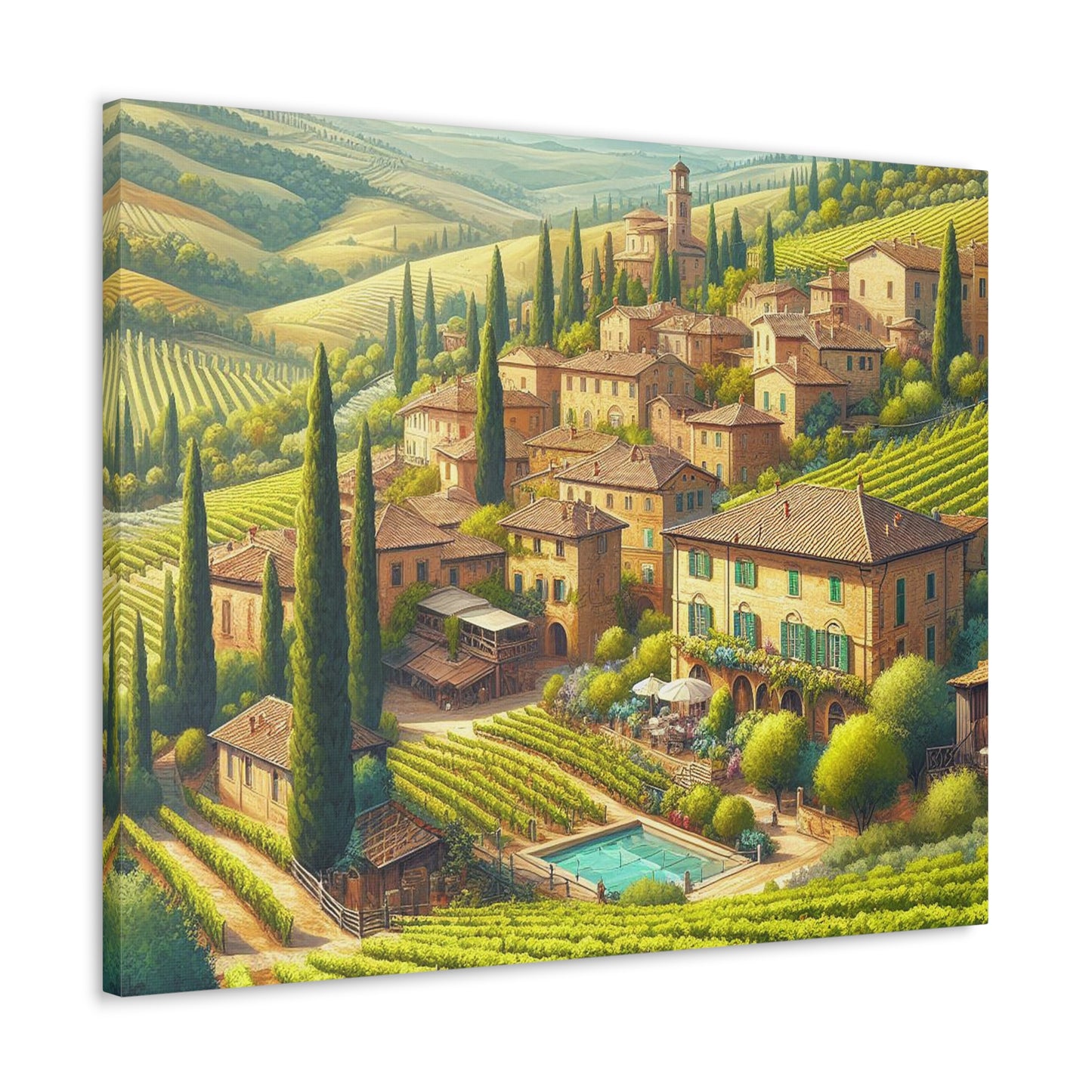 Tuscany Views Canvas: Capture the Beauty of Italy (Unique Wall Art)